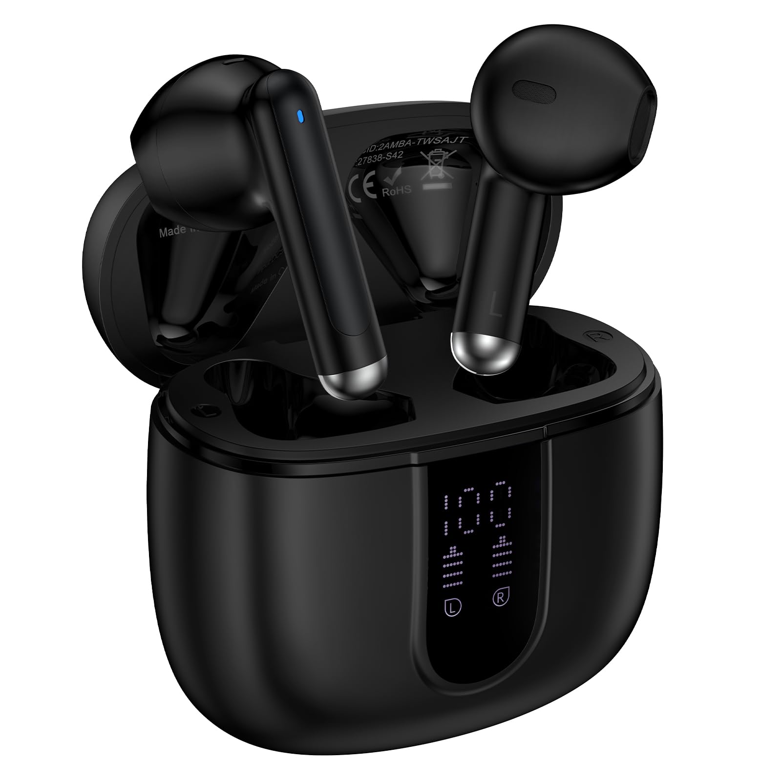 Wireless Earbuds Bluetooth Headphone for Samsung Galaxy S26 S25 Ultra S24 S23 S22 S20 S10 A17 A36 A16 A15 60H Playback with Dual