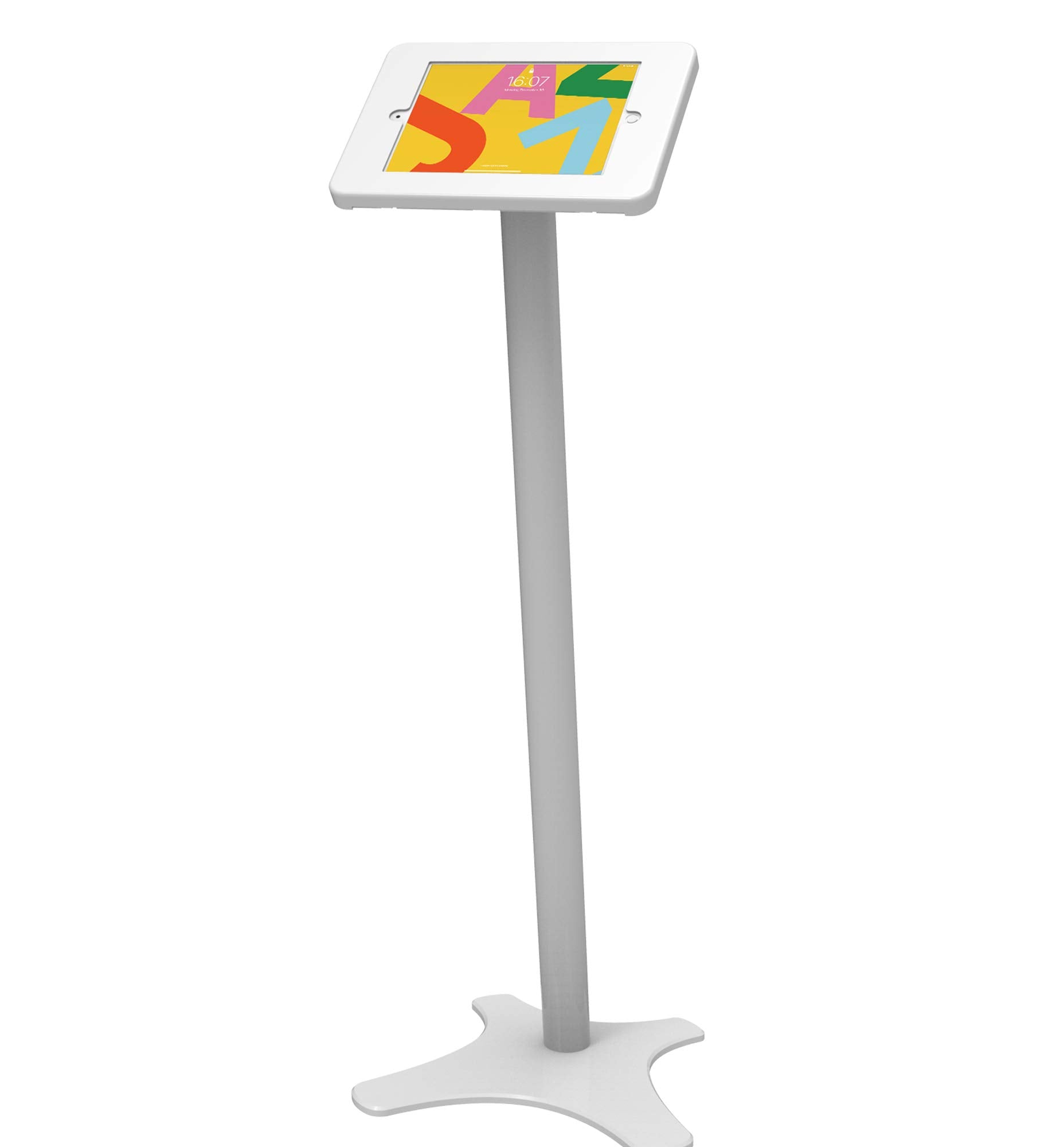 Beelta Tablet 10.2 Floor Stand Kiosk Compatible With 10.2 Ipad 7 8 9 Anti Theft Key Lock Swivel Bsf301T