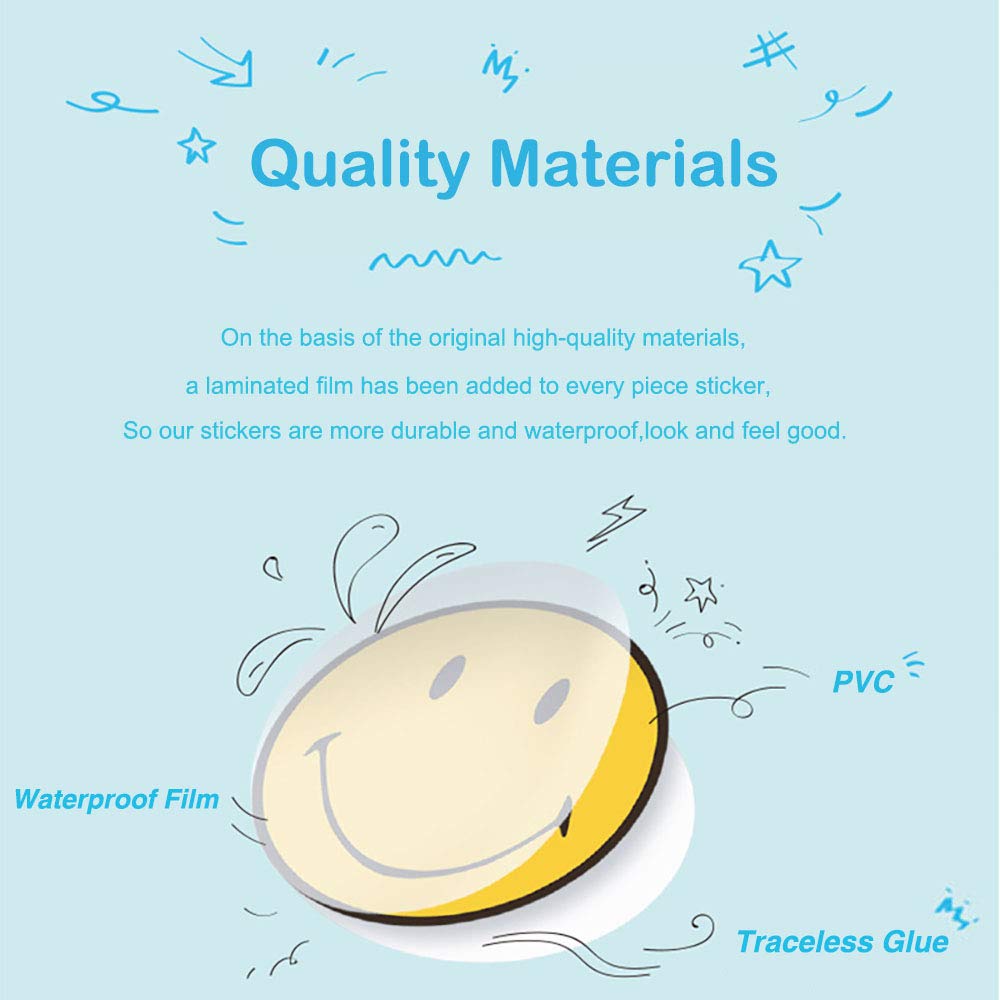 Various Cartoon Fruit & Vegetables(Tomatoes Lemon Onion) Stickers For Boy Girls Kids|50 Pcs|Cute Waterproof Vinyl Stickers For L