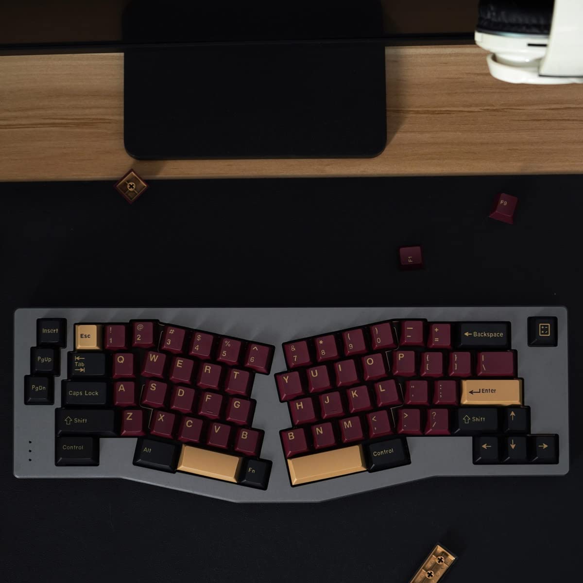 Red Samurai Keycaps Set 173 Keys Cherry Profile Doubleshot Custom Keycaps For Cherry Mx Gateron Kailh Box Switches Mechanical Ke