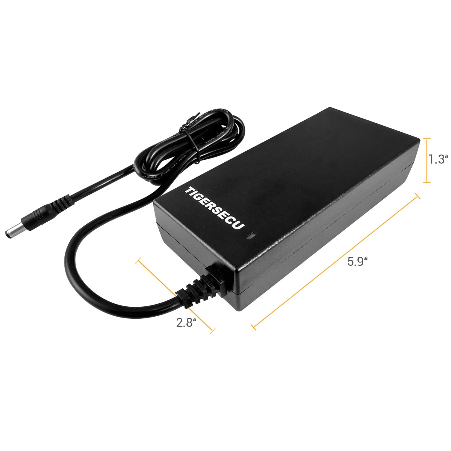 Tigersecu 12V 8A Power Adapter For Security Cameras And Dvrs, With 9 Way Splitter, 100V 240V, 2.1X5.5Mm, Compatible With Lorex,