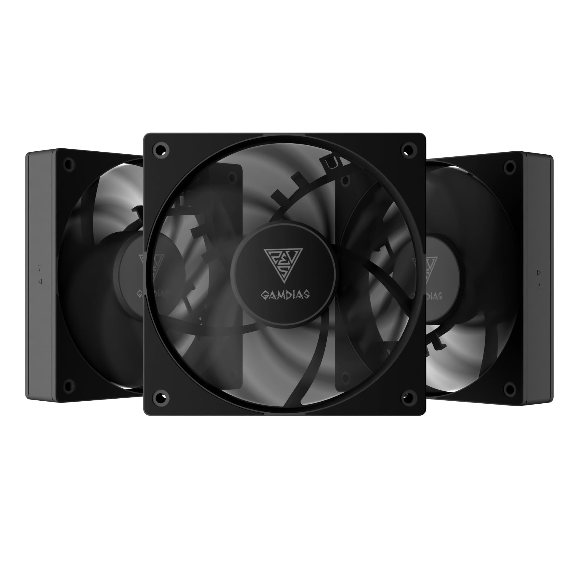 GAMDIAS Notus M1-1203 Performance Hydraulic Bearing 120MM CASE Fan 3 Pack - Black
