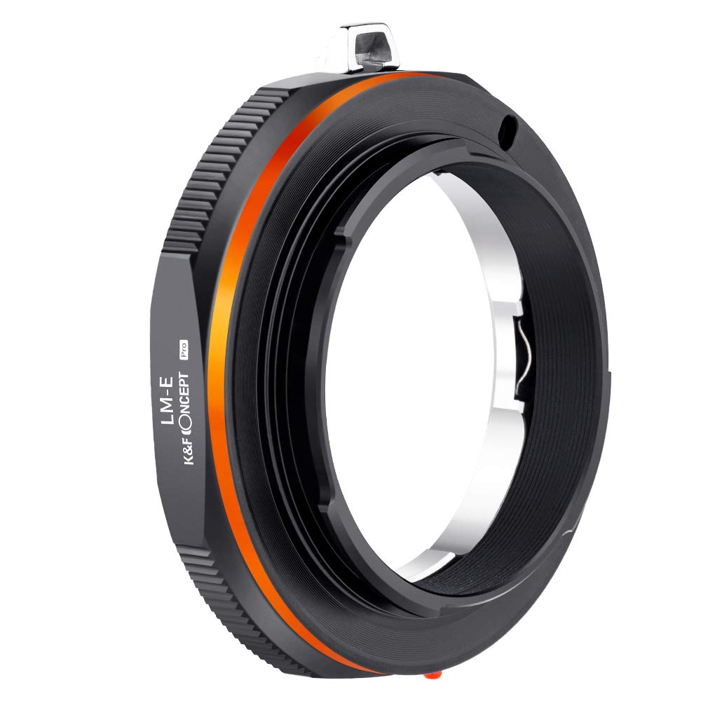 K&F Concept Lens Mount Adapter Compatible For Leica M Lens To Alpha Nex E Mount Camera Body With Matting Varnish Design