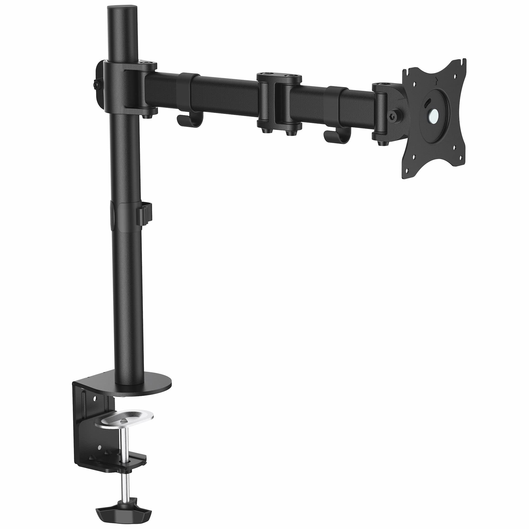 Startech.Com Desk Mount Monitor Arm For Up To 34'' Vesa Compatible Displays   Articulating Pole Mount Single Monitor Arm   Ergon
