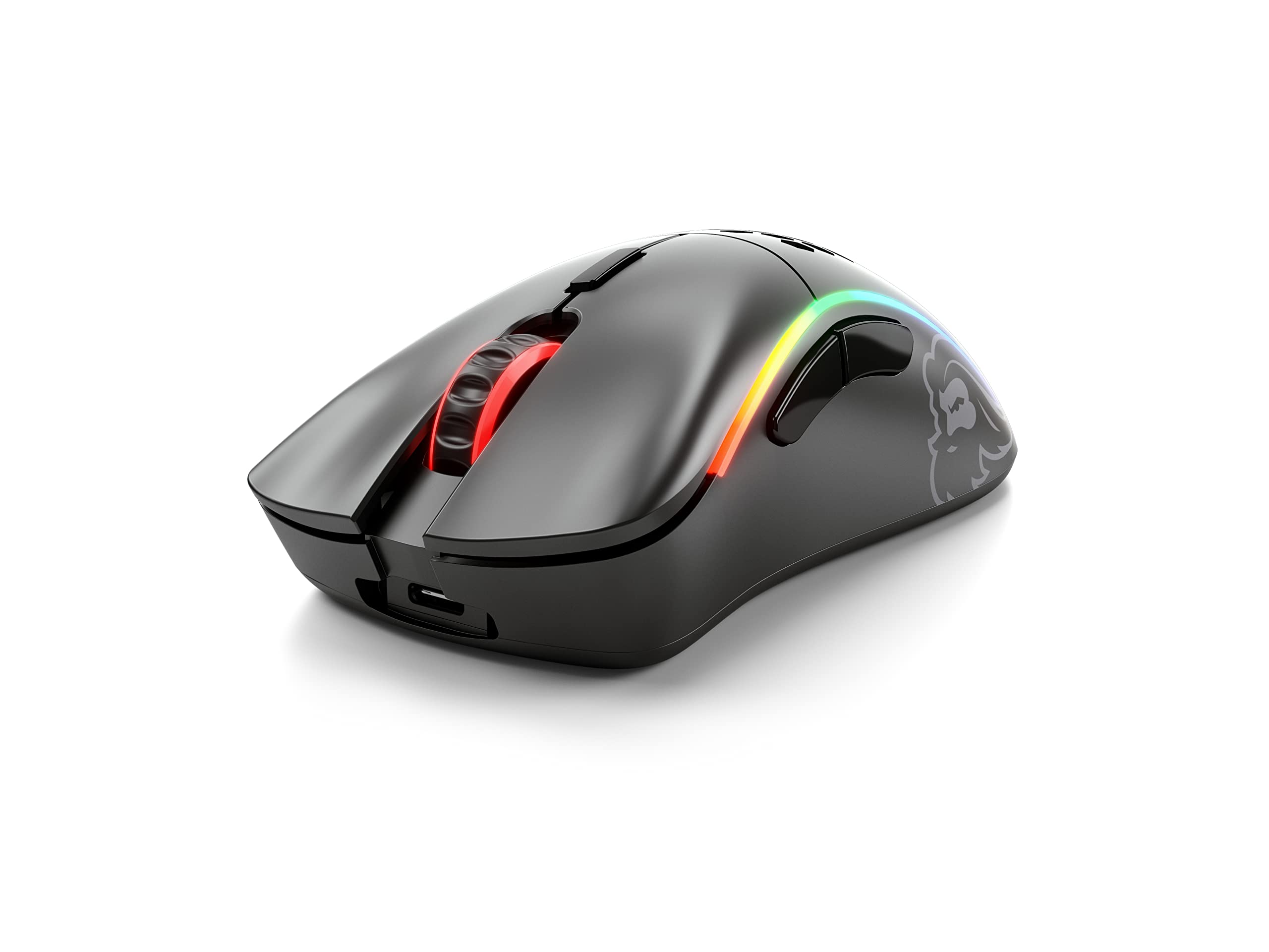 Glorious Model D  (Minus) Wireless Gaming Mouse   67G Superlight Honeycomb Design, Rgb, Ergonomic, Lag Free 2.4Ghz Wireless, Up