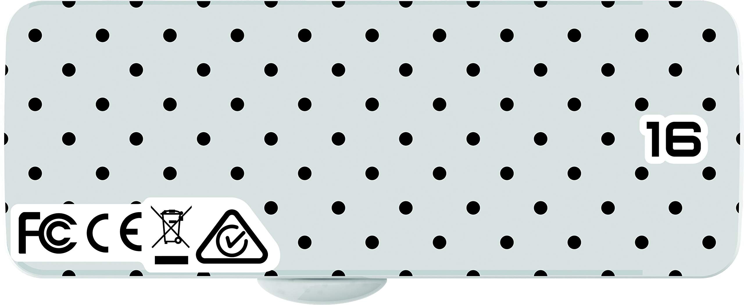 Emtec M700 Wallpaper Flash Drive, 16Gb, Black Dot   Ecmmd16Gm710Wp11