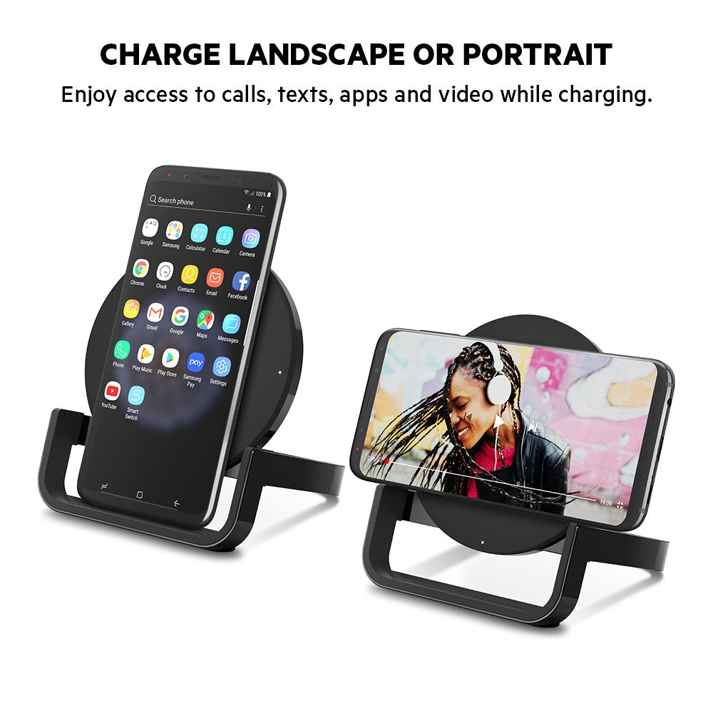 Belkin Boost Up Wireless Charging Stand 10W   Qi Wireless Charger For Iphone 11, 11 Pro, 11 Pro Max, Xs, Xs Max, Xr/Samsung Gala