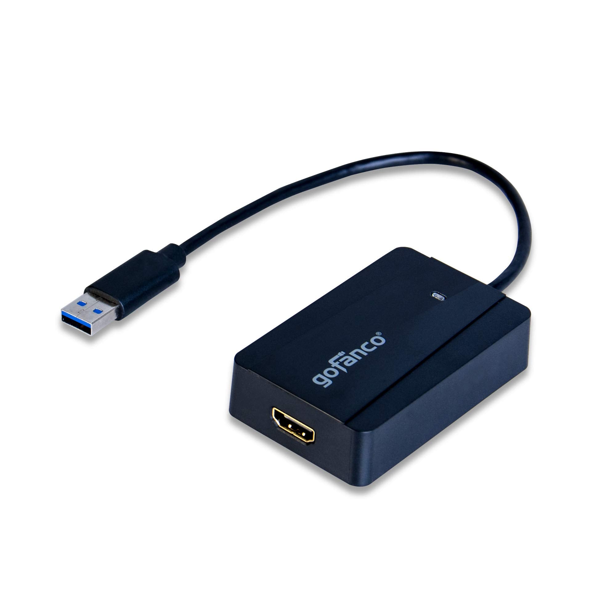 Gofanco Usb 3.0 To Hdmi Video Graphics Adapter For Multiple Monitors   Up To 2560X1440 For Windows And Macos, Displaylink Chip,
