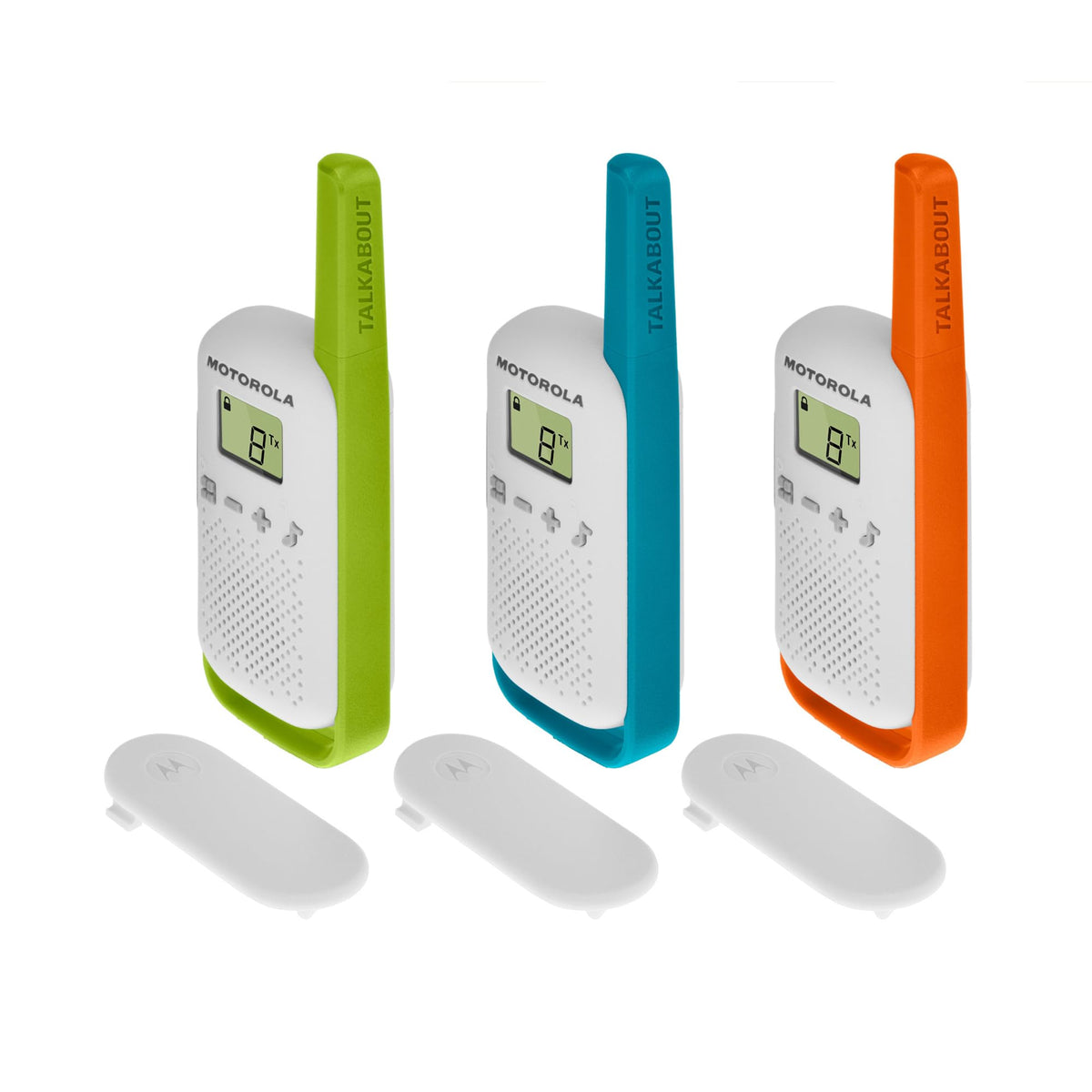 Motorola Solutions Talkabout T110Tp, Kids Two Way, Boys Girls Walkie Talkie Safety & Privacy Easy Pairing, 16 Mile, 3 Pack