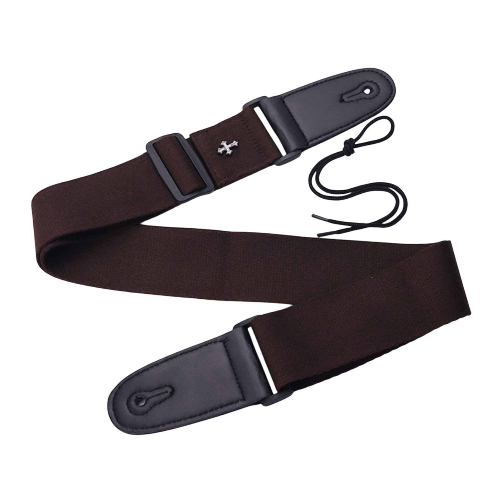 ECOMISTIQ Guitar Strap with Acoustic Folk Belt for Ukulele Beginner Gifts Dark Brown| Straps| Parts & Accessories | Guitars Bass