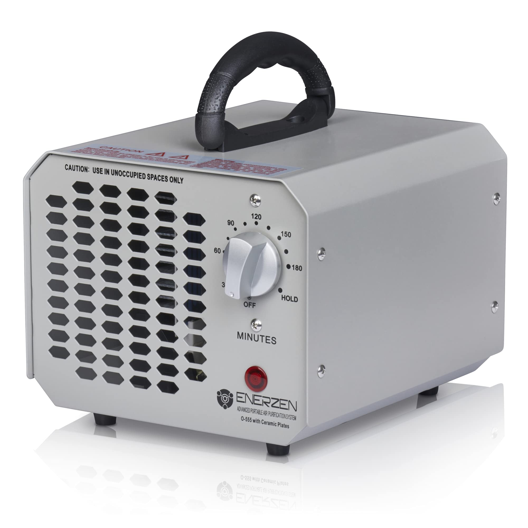 Enerzen O 555 11,000Mg Industrial Ozone Generator O3 Air Purifier Deodorizer, Silver