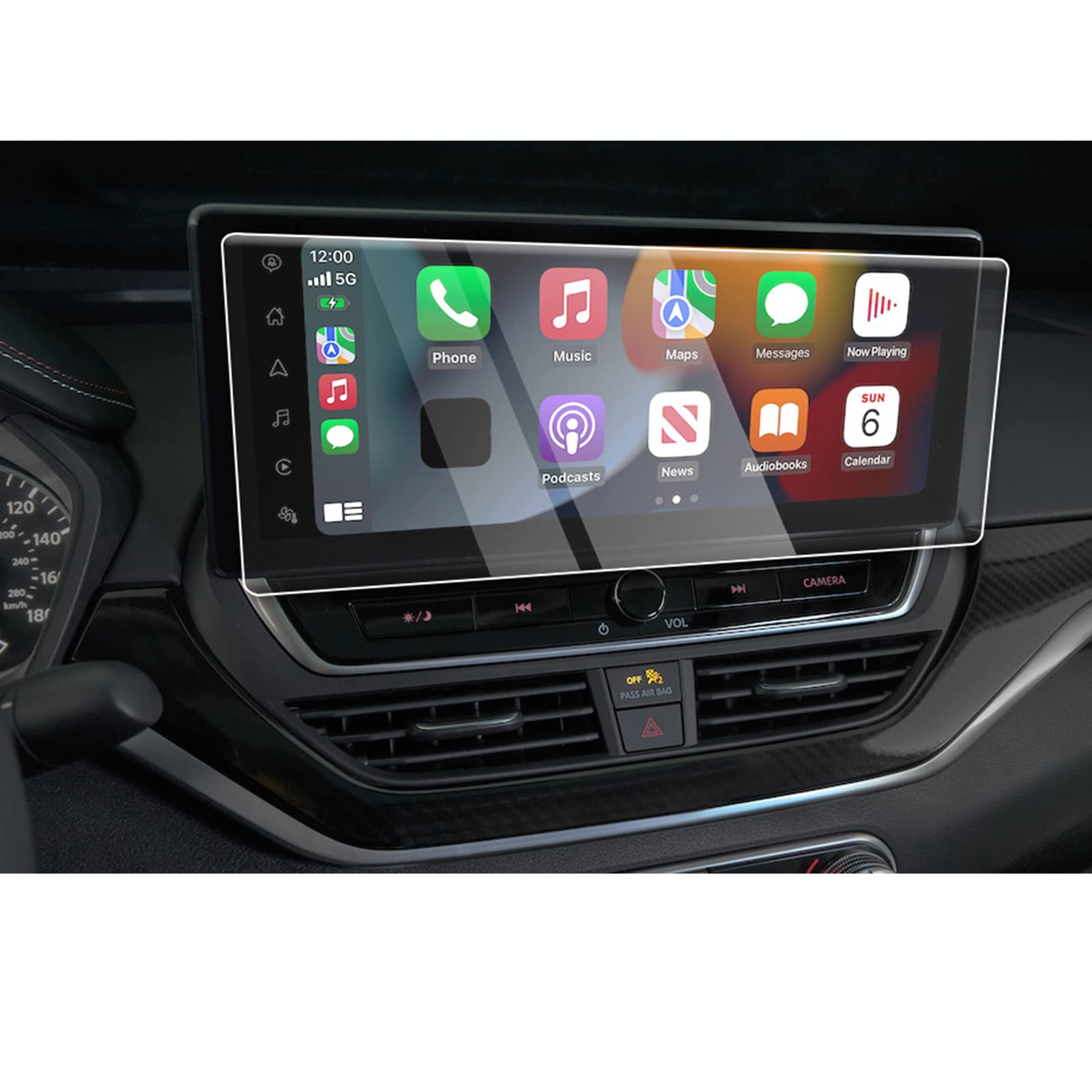 Cdefg 2023 2024 Altima Screen Protector For 2024 Nissan Altima(Sl/Sr/Sv/Sr/Vc Turbo)/ 2024 Nissan Rogue(Sl/Platinum) 12.3 Inch, Tempered Glass Protector