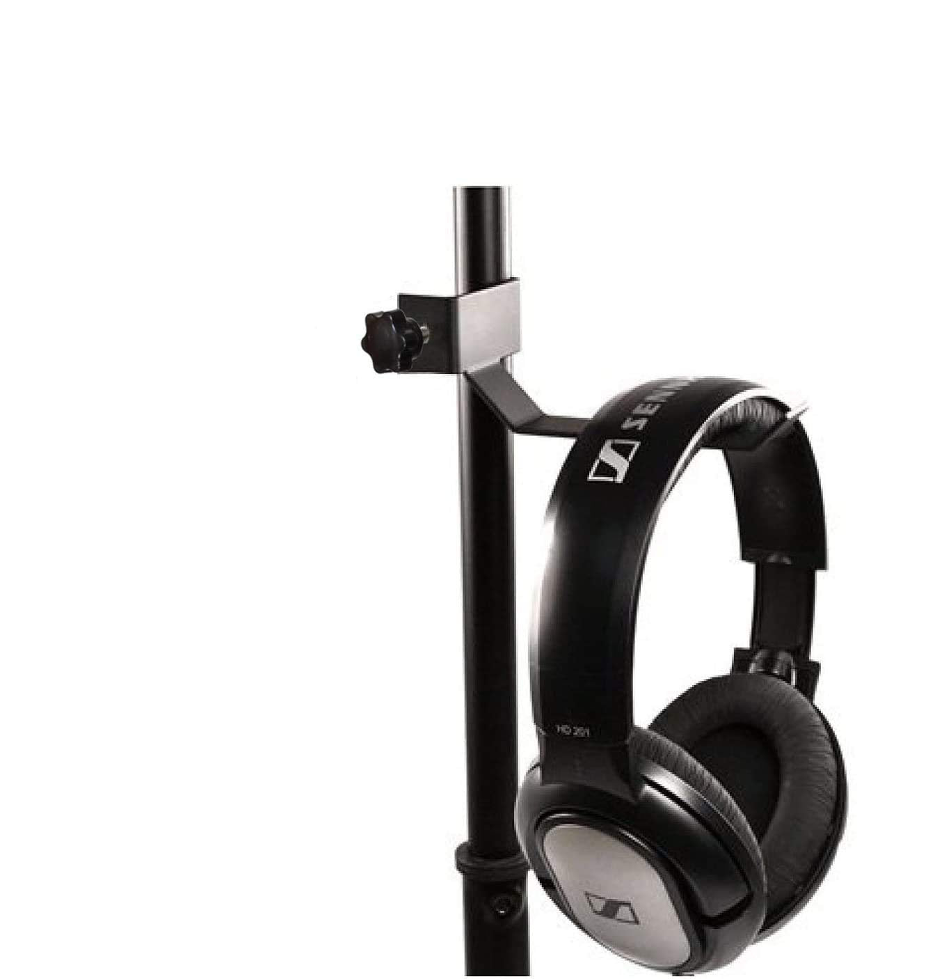 Ytykinoy Black Headphone Headset Tambourine Holder Hanger Clip Stand For Microphone/Musical Stand