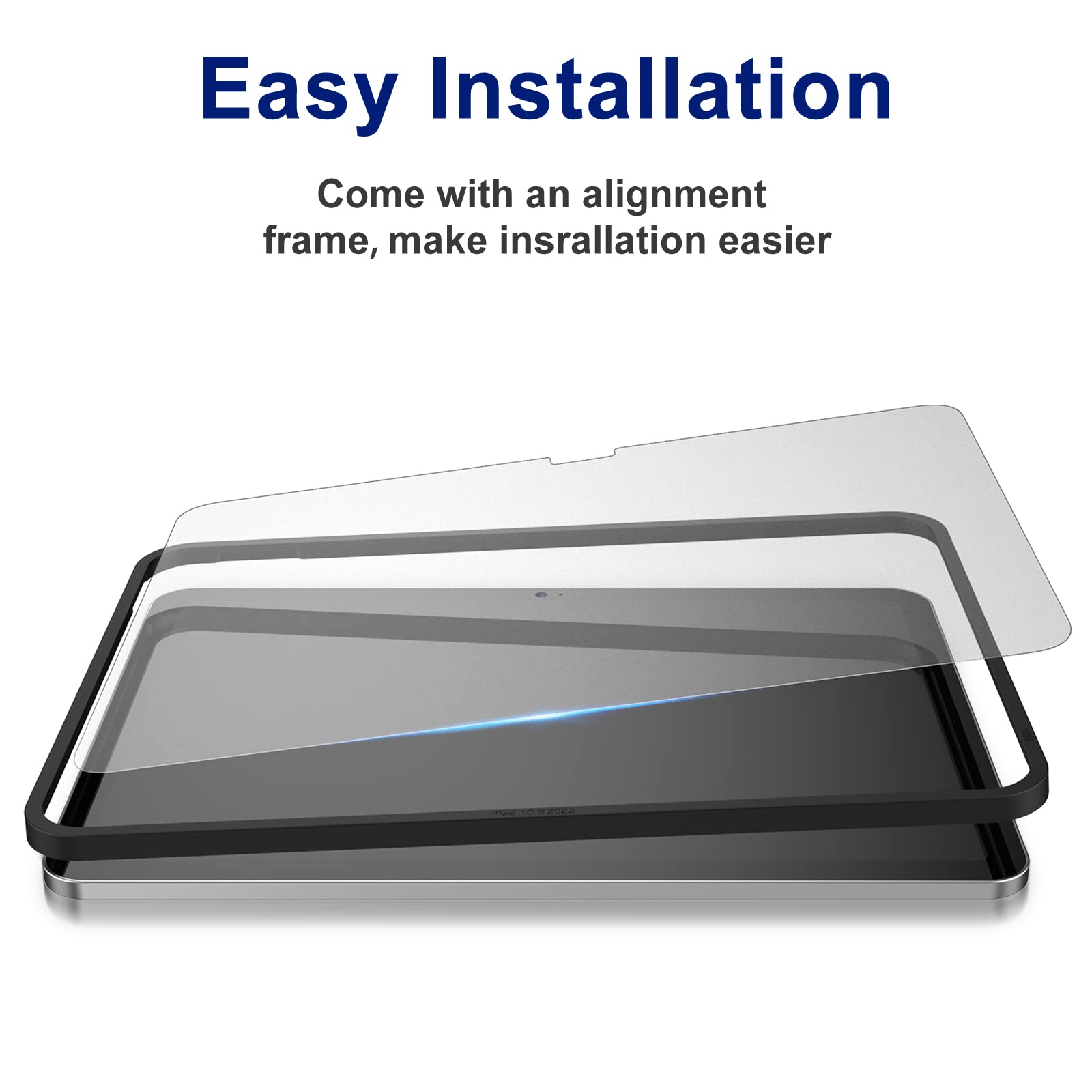 Ksleri 2 Pack Matte Glass Screen Protector For Ipad 10Th Generation 10.9 Inch 2022 (Not Privacy) Anti Glare Anti Fingerprint Tem