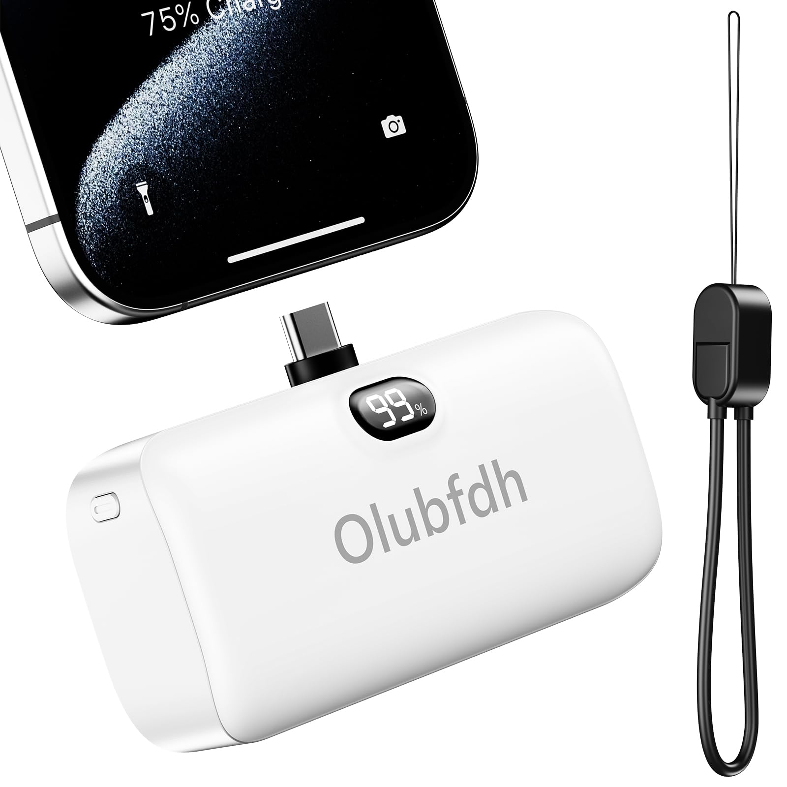Portable Charger for iPhone 17/16/15 Series, 10000mAh Mini Power Bank
