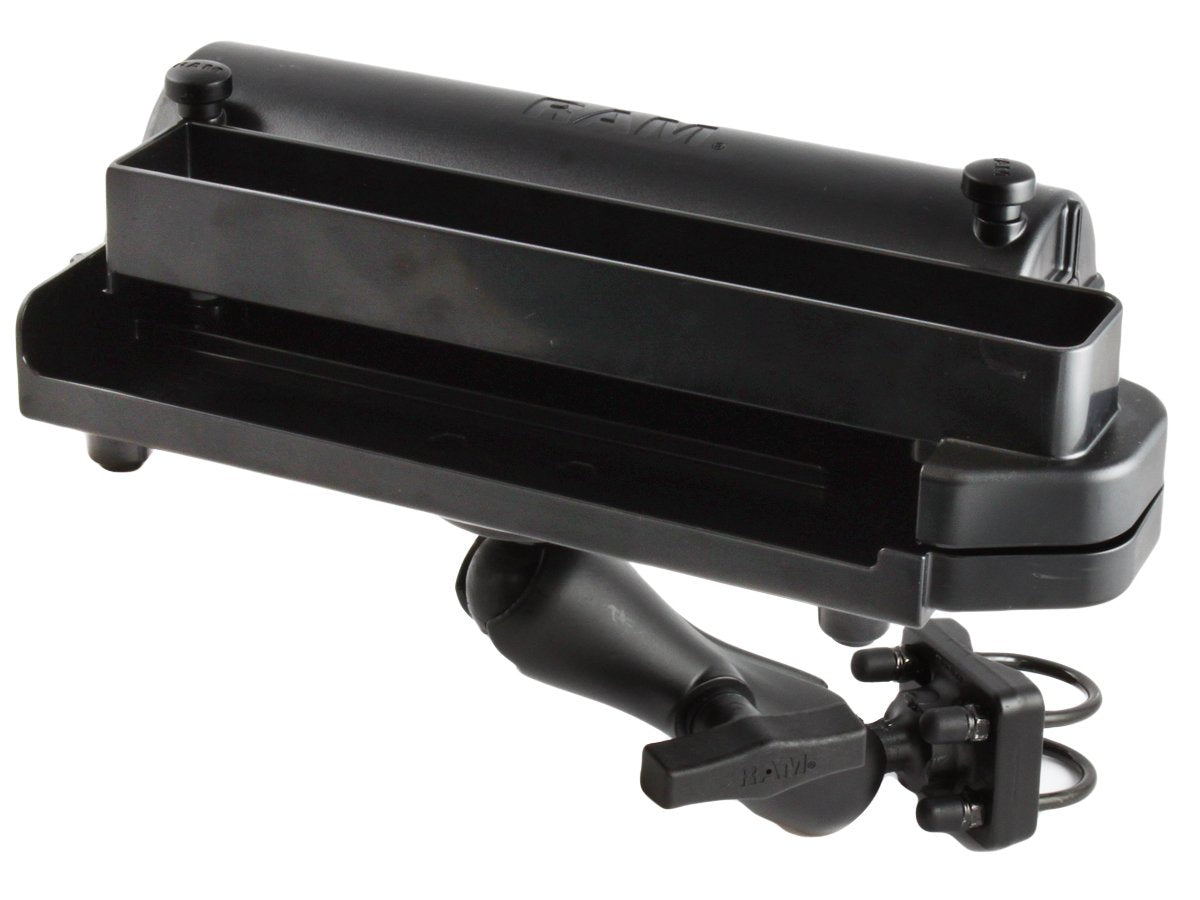 RAM Mounts (RAM-VPR-101-1 Printer Cradle, Double Socket Arm and Double U-Bolt Base for The Brother Pocketjet 3/3 Plus, 6/6 Plus