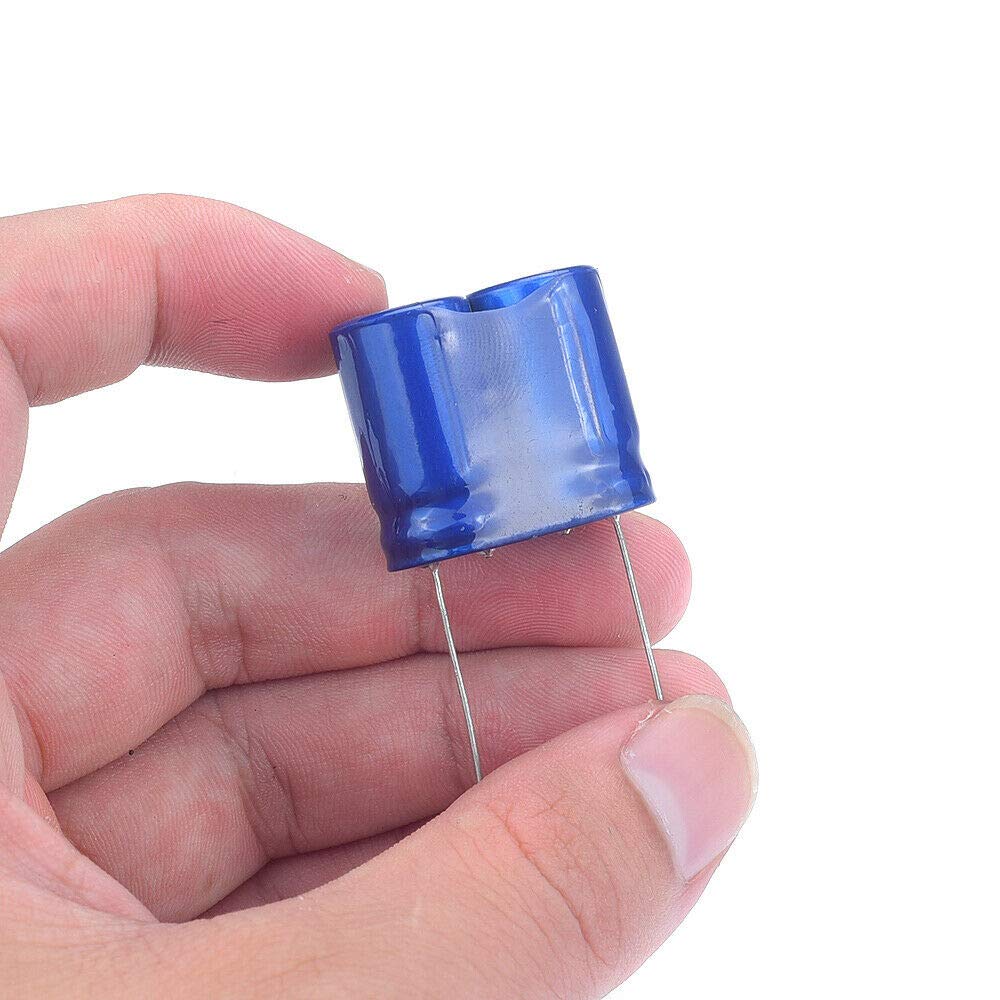 2Pcs 5.5V 4F 2Pins Super Farad Capacitor Combination For Fast Charging 132623Mm