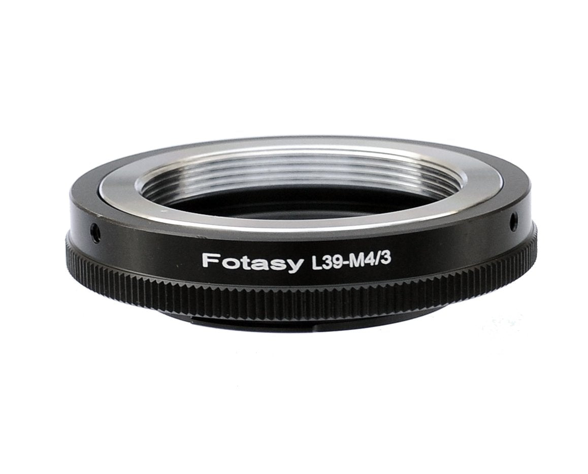 Fotasy Adjustable Leica M39 Lens to M43 Adapter, 39mm LTM to MFT, Compatible with Panasonic G7 G9 GF8 GH5 GX7 GX8 GX9 GX85 GX80 