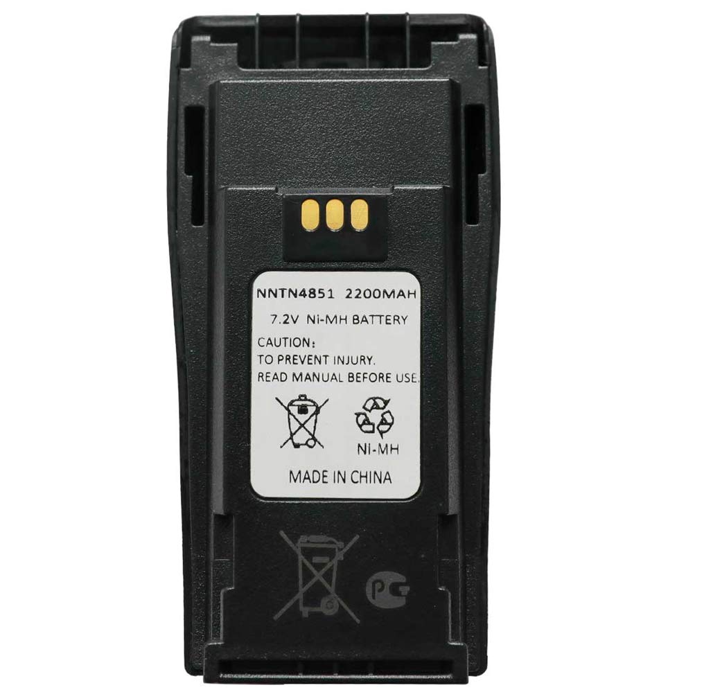 Teseko Nntn4851 Nntn4851A Nntn4496 Nntn4497Ar Nntn4970A 7.2V 2200Mah Ni Mh Two Way Radio Battery Replacement For Motorola Cp040