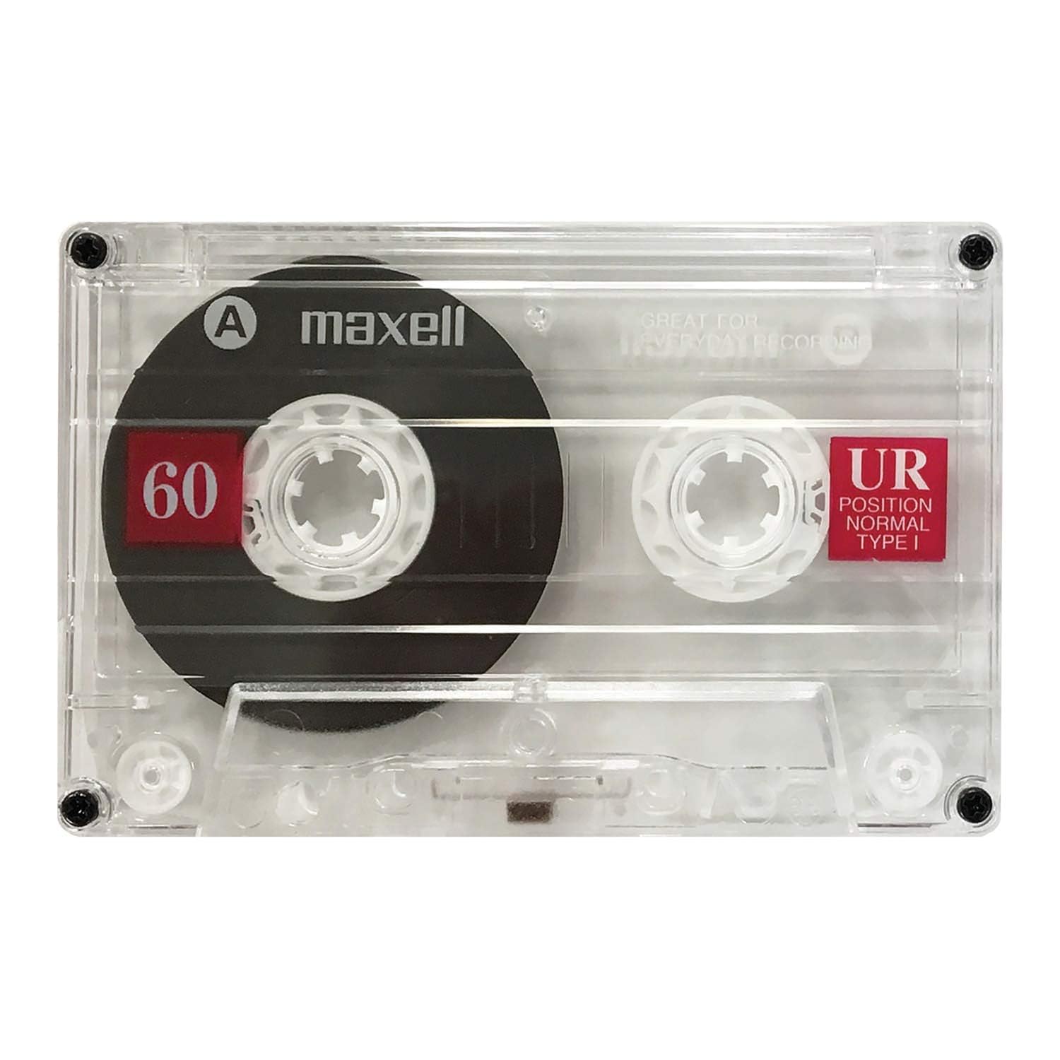 Maxell 109024 60 Minute Storage Capacity Normal Bias Type Flat Packs 2 Pack Cassettes