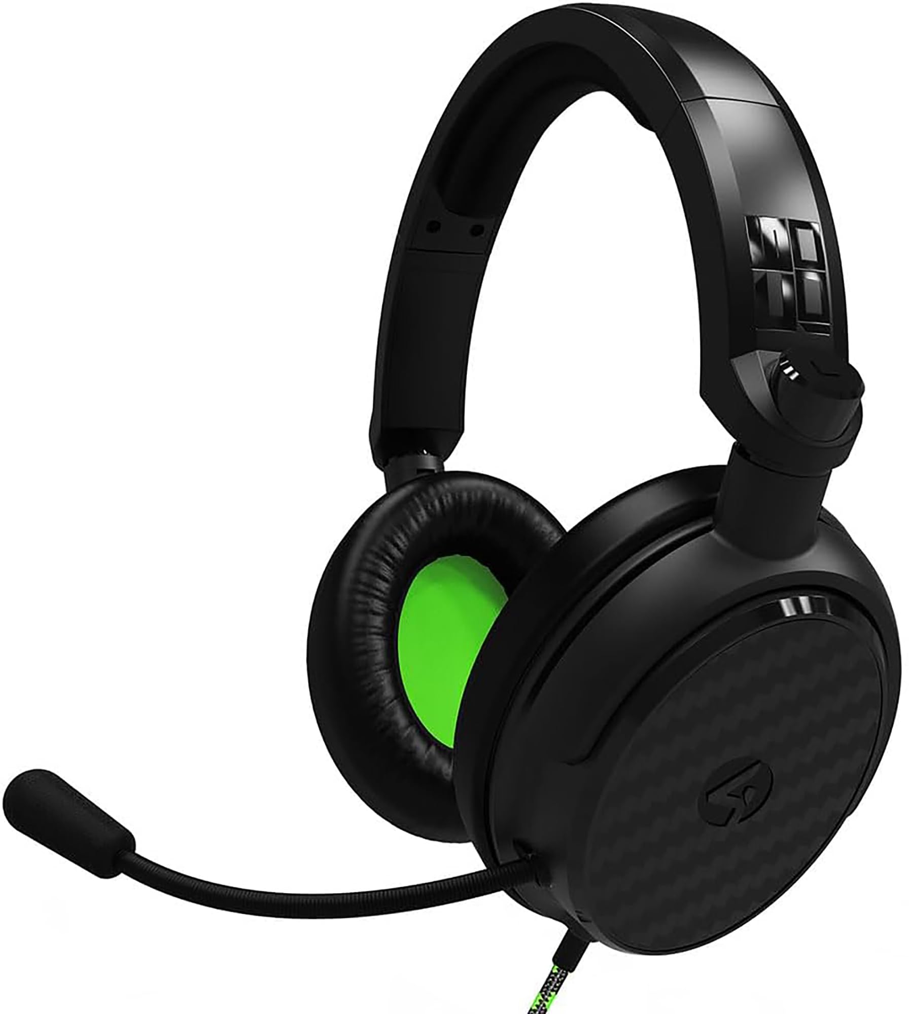 4Gamers C6-100 Over-Ear Gaming Headset Black & Green