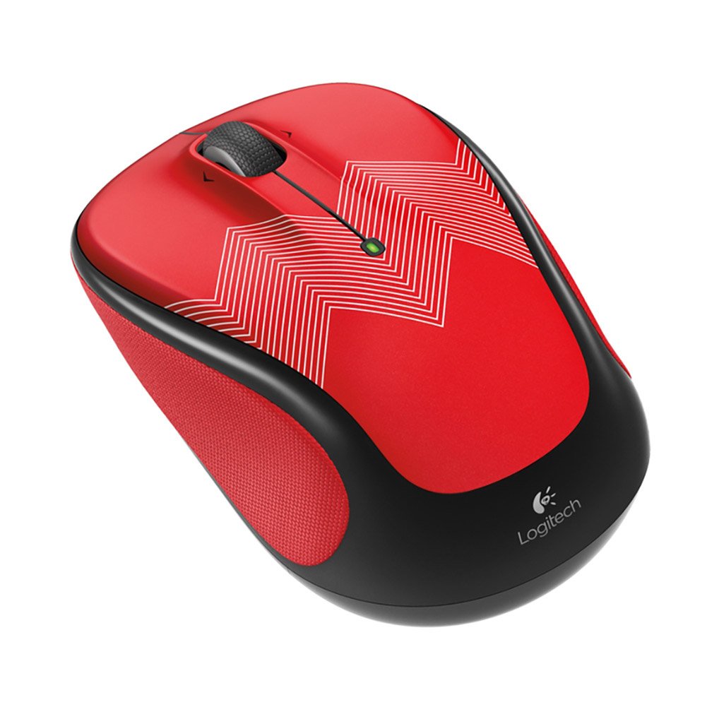 Logitech Wireless Mouse, Red 910-004449