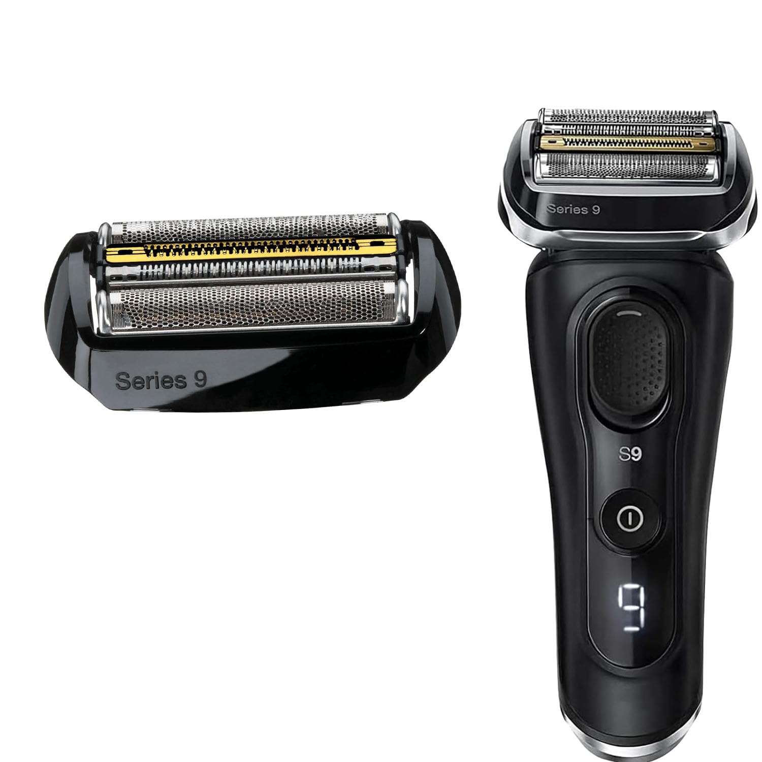 92B Series 9 Electric Shaver Replacement Heads Compatible With Braun Series 9 Electric Razors 290Cc, 9291Cc, 9370Cc, 9293S, 9385