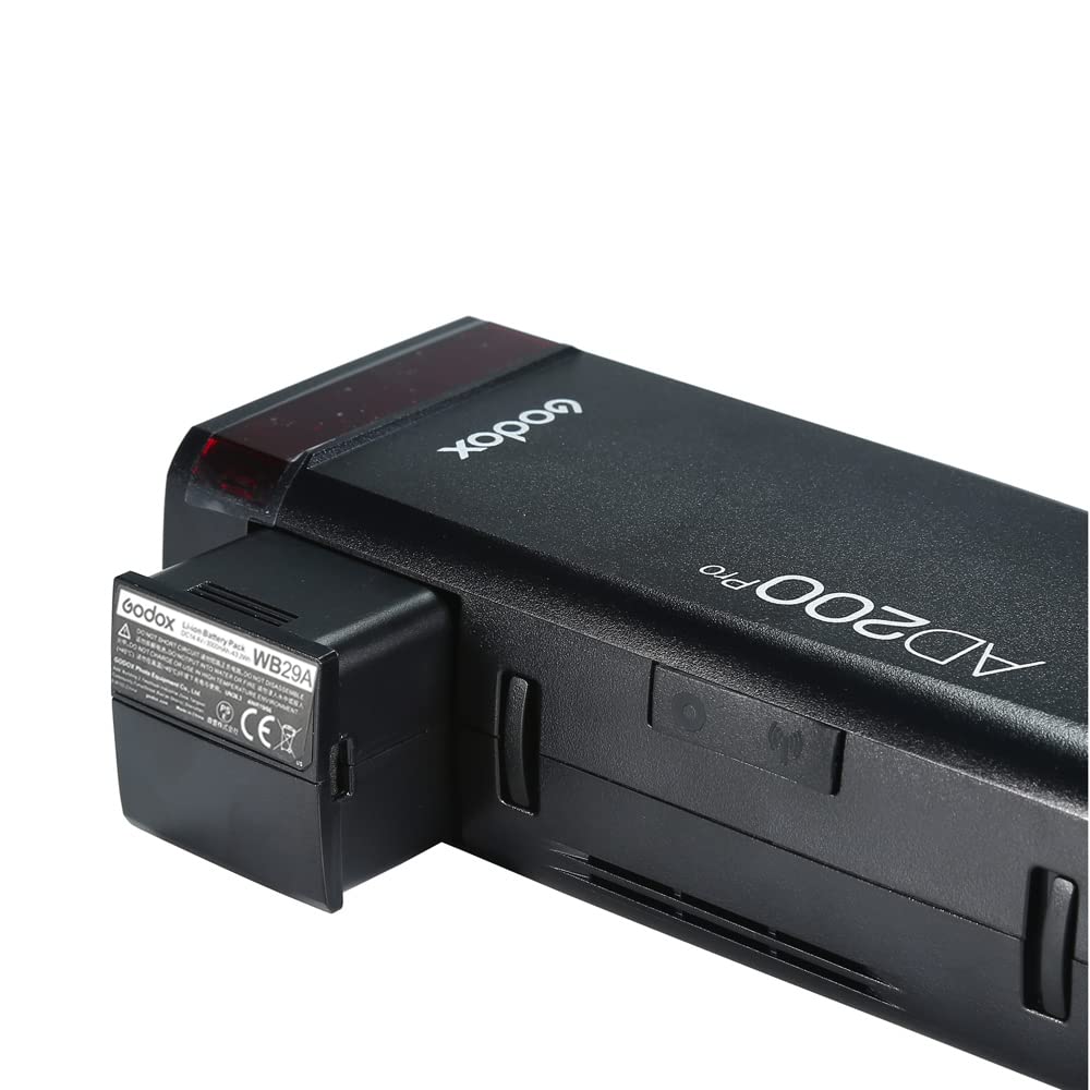 Godox Wb29A Wb29B Lithium Battery Replacement For Ad200 Pro Ad200 Ad300 Pro Strobe Flash, 14.4V 3000Mah Li Ion Battery Pack, No