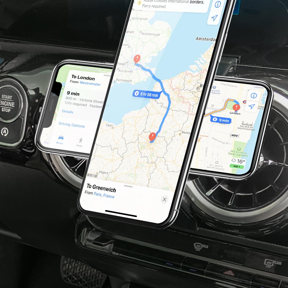 Beerte Fits For Magsafe Car Mount For Mercedes Benz Gla 2021-2025 [20 Strong Magnets] Magnetic Phone Holder For Iphone 15 14 13