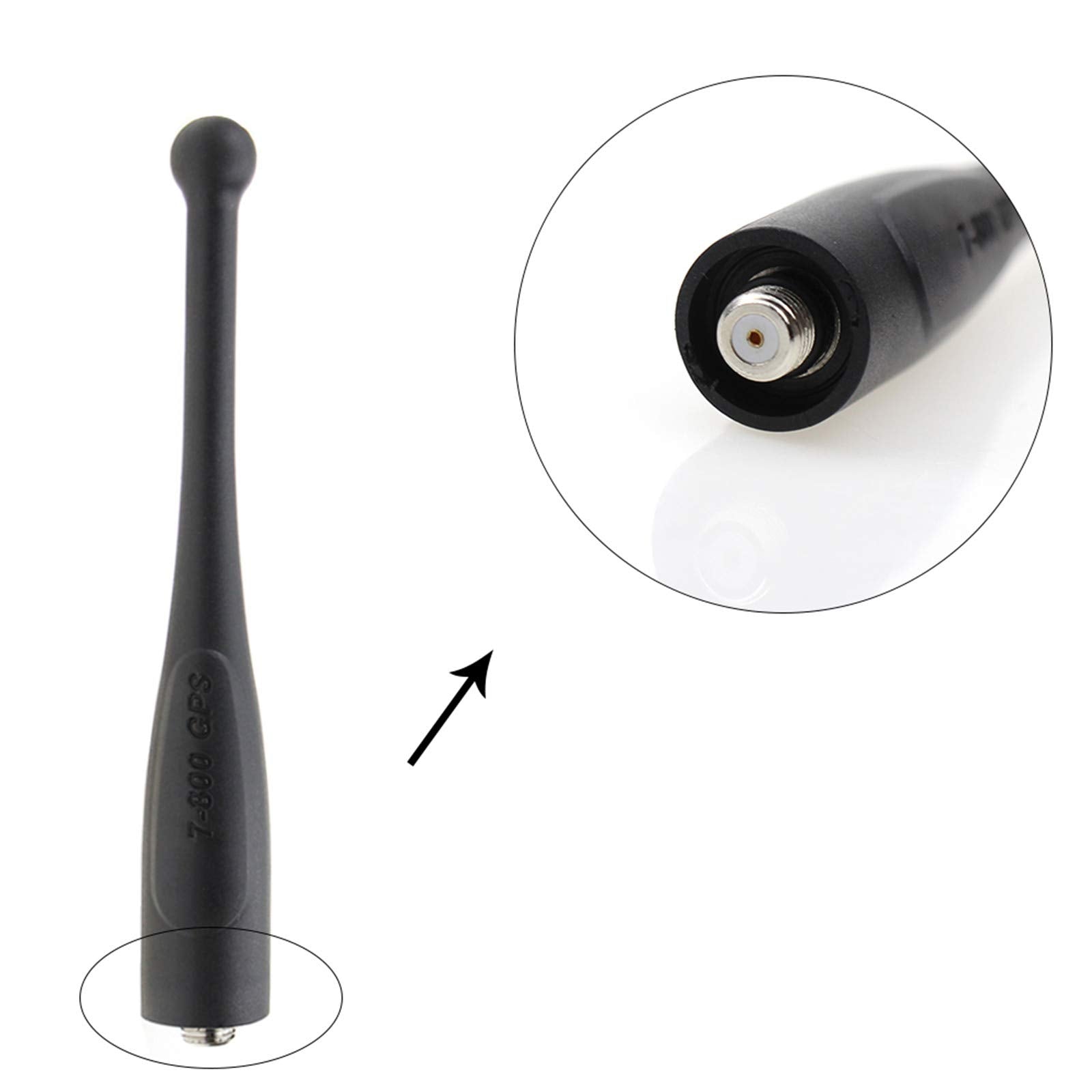 Antenna For Apx 6000 Radio Short Antenna Apx 6000Xe Apx 4000 Apx 7000 8000Xe Stubby Antenna 764 870 Mhz Single Band 7 800 With G