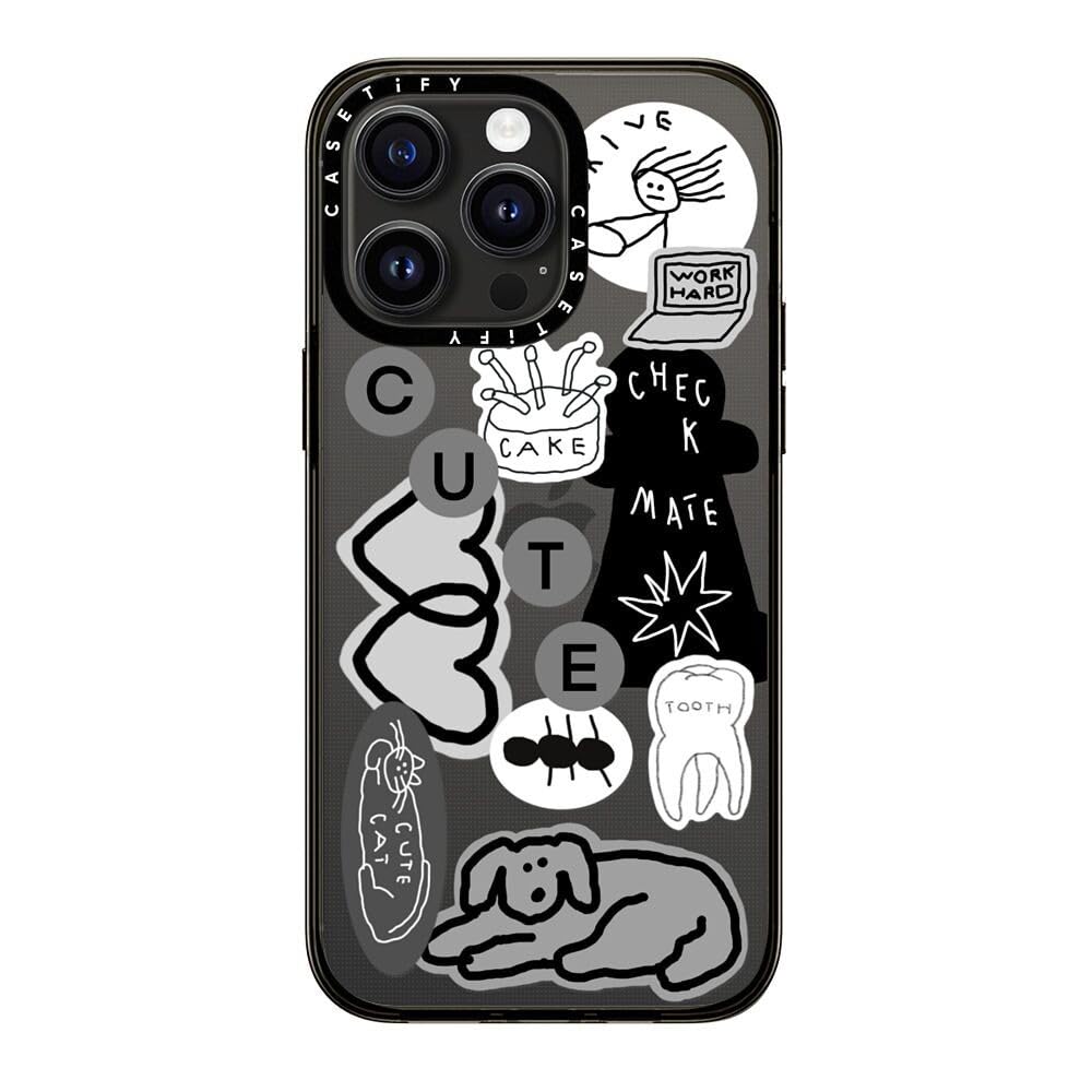 Casetify Compact Iphone 15 Pro Max Case [2X Military Grade Drop Tested / 4Ft Drop Protection]   Stickers Prints   Inap Sticker 0