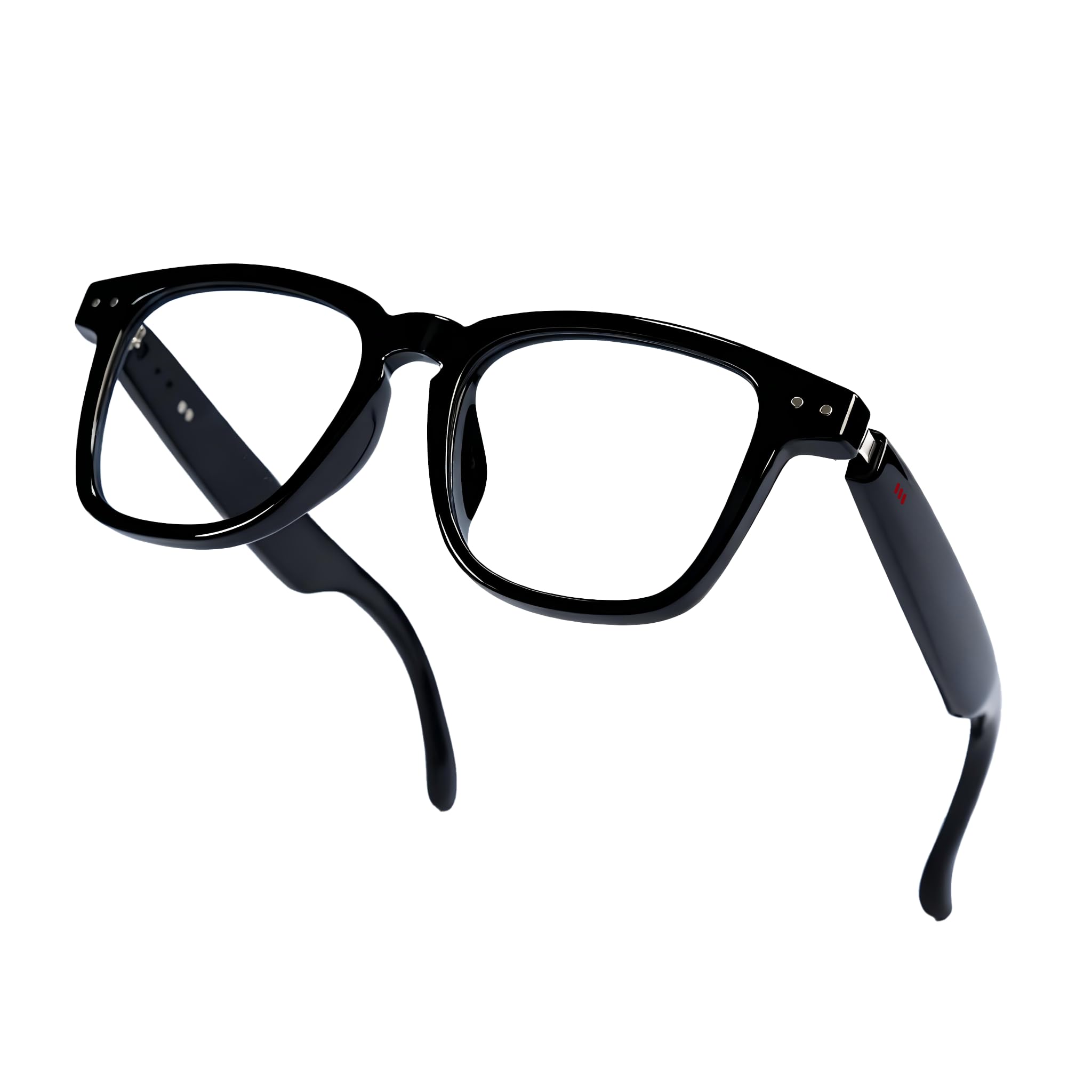 MNVOEQ Smart Bluetooth Glasses, AI Voice Translation Eyewear with Integrated Speakers and Microphone, Hands-Free Calling & Music