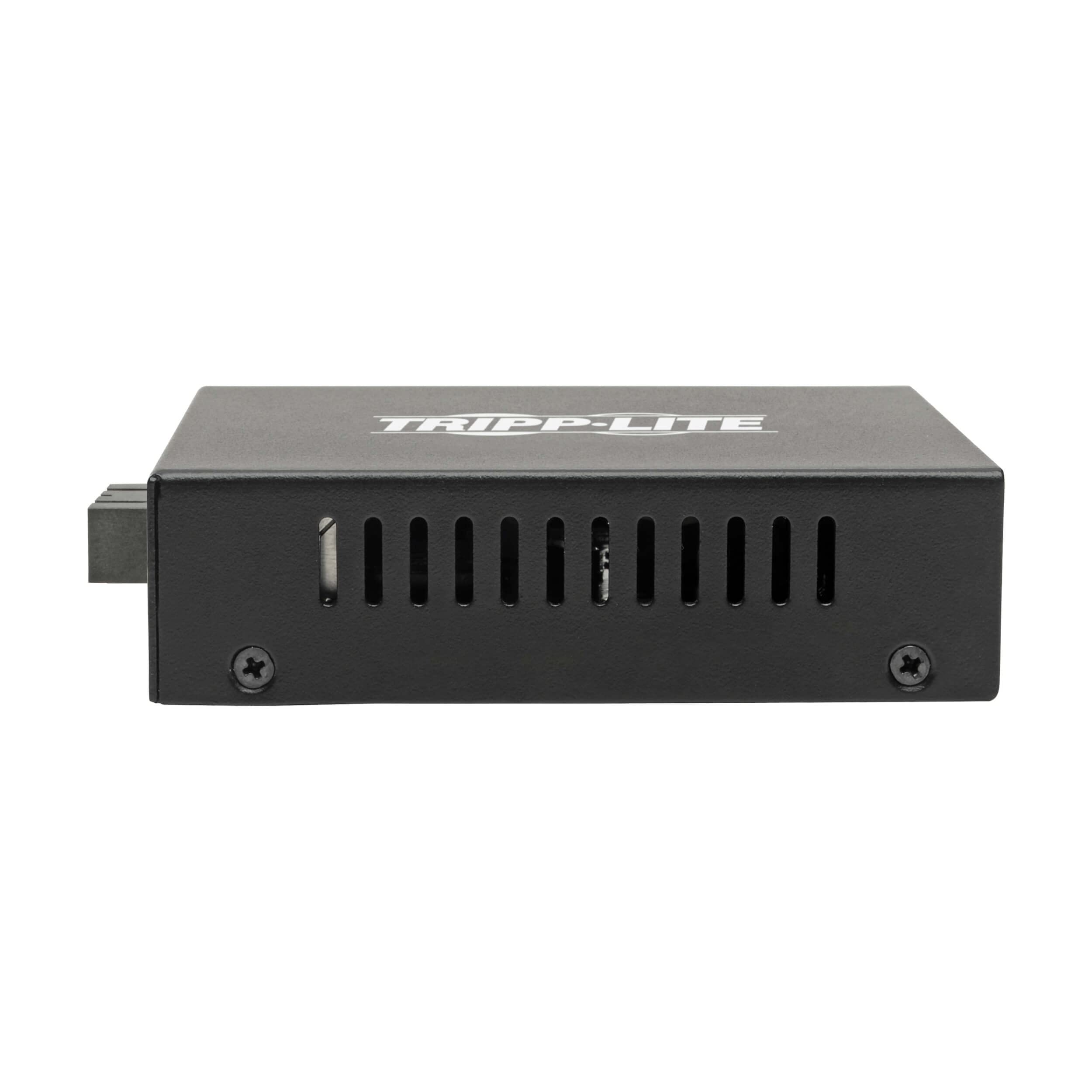 Tripp Lite Network Copper Rj45 Ethernet To Fiber Sc Duplex Singlemode Cable Extender Converter, 1310Nm Wavelength, Gigabit Netwo