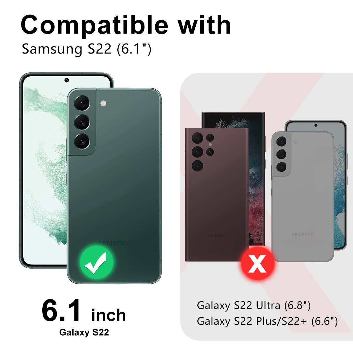 Btscase For Samsung Galaxy S22 5G 6.1 Inch Case,Marble Pattern 3 In 1 Heavy Duty Shockproof Full Body Rugged Hard Pc+Soft Silico