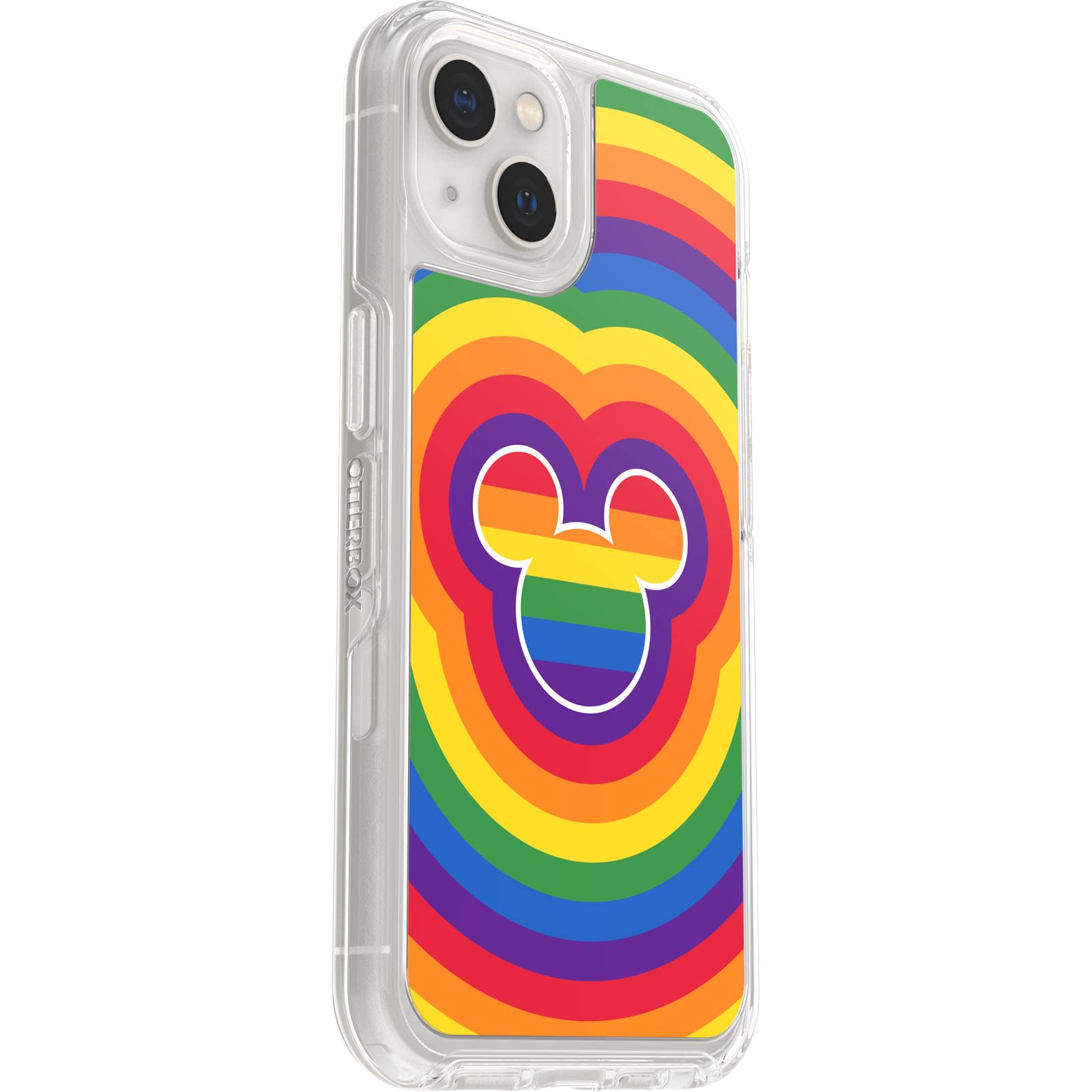 Otterbox Iphone 13 (Only) Symmetry Series Case   Disney Pride, Ultra Sleek, Wireless Charging Compatible, Raised Edges Protect C