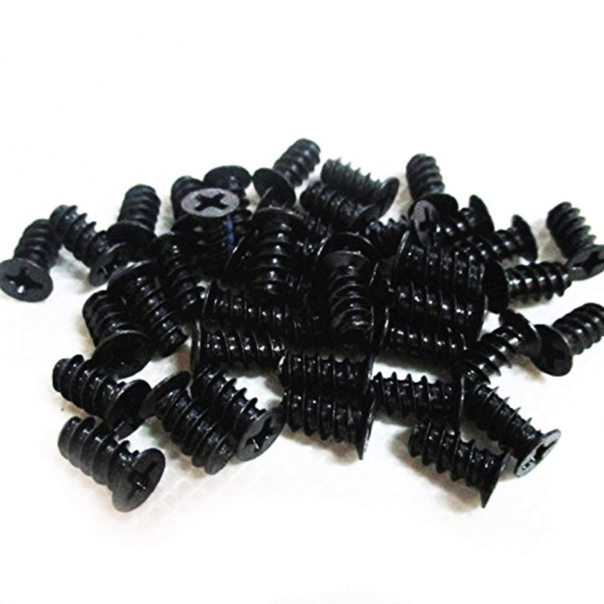 Easycargo Computer Case Fan Screws Black, Fan Screws Pc, Fan Screws For 60Mm, 70Mm, 80Mm, 90Mm, 92Mm, 120Mm, 140Mm Pc Cooling Fa