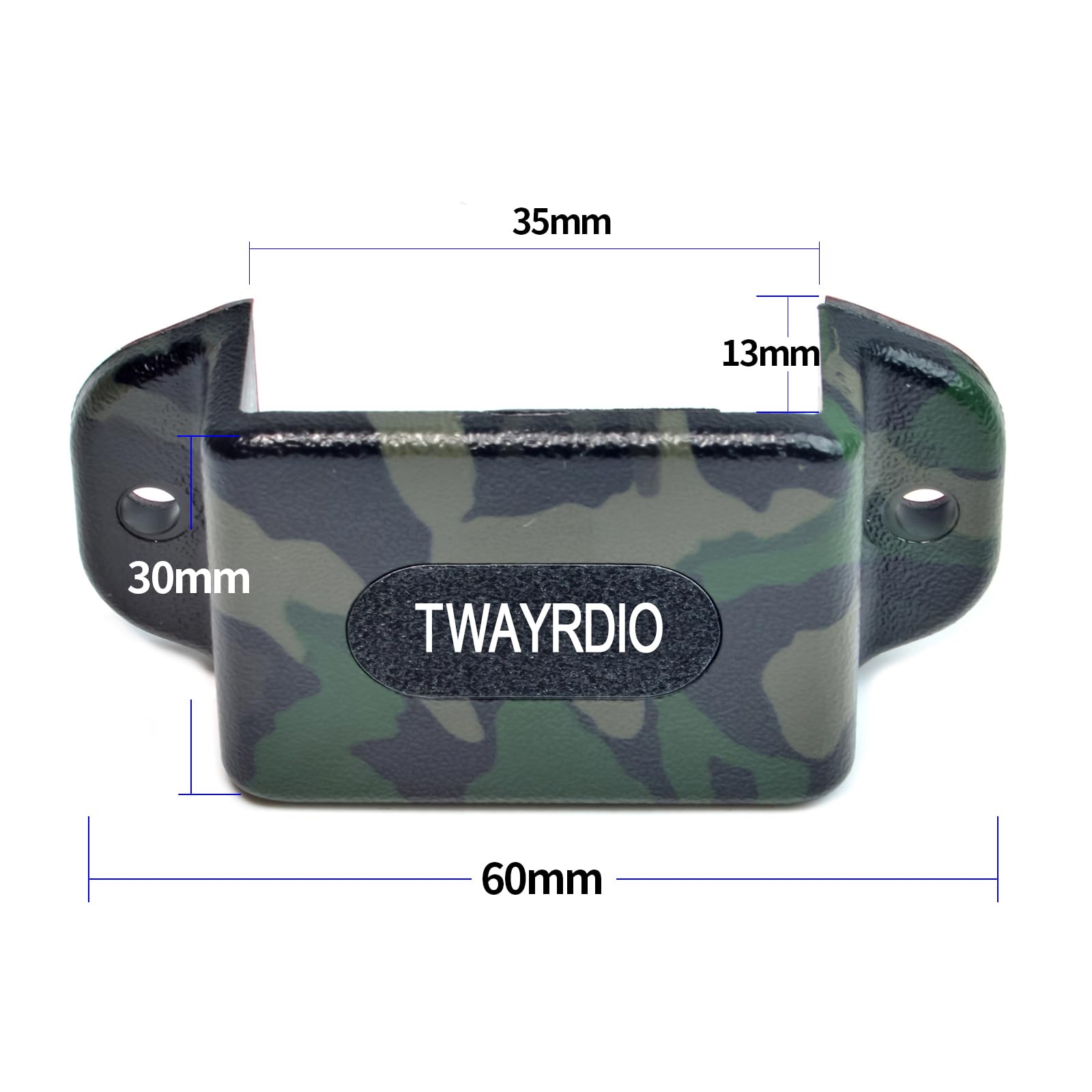 Twayrdio Dashboard Mount Holder For Handhelds Walkie Talkie, Belt Clip Hook With Screws For Midland Motorola Baofeng Retevis Yae
