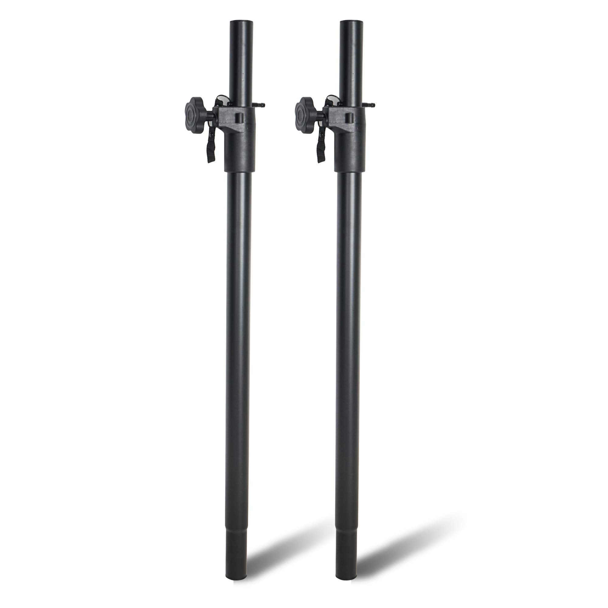 Sound Town 2-Pack Subwoofer Speaker Poles with Adjustable Height and Safety Pins (STSDA-50B)