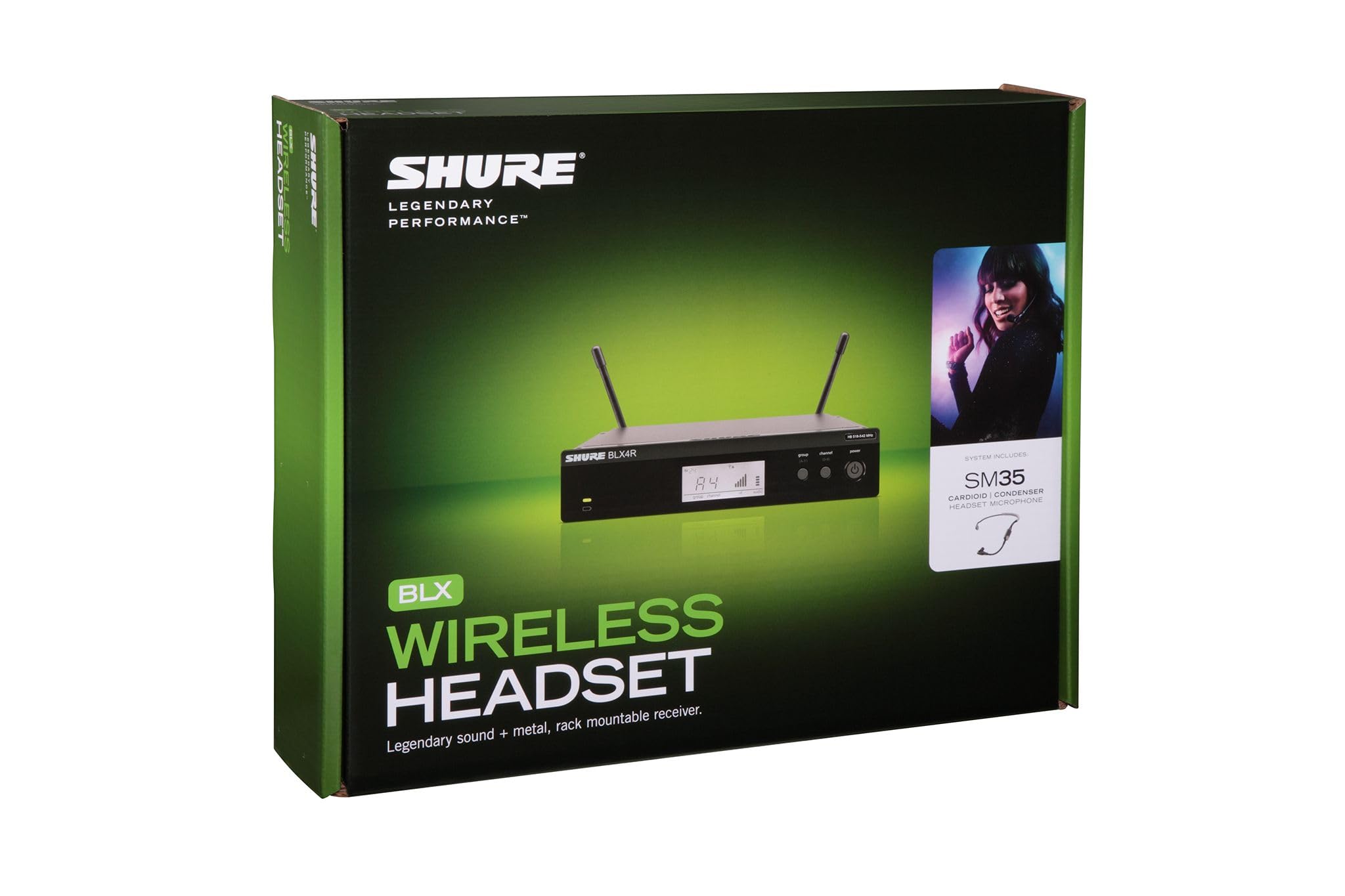 Shure Blx14R/Sm35 Uhf Wireless Microphone System   Perfect For Speakers, Performers, Presenting   14 Hour Battery Life, 300 Ft R