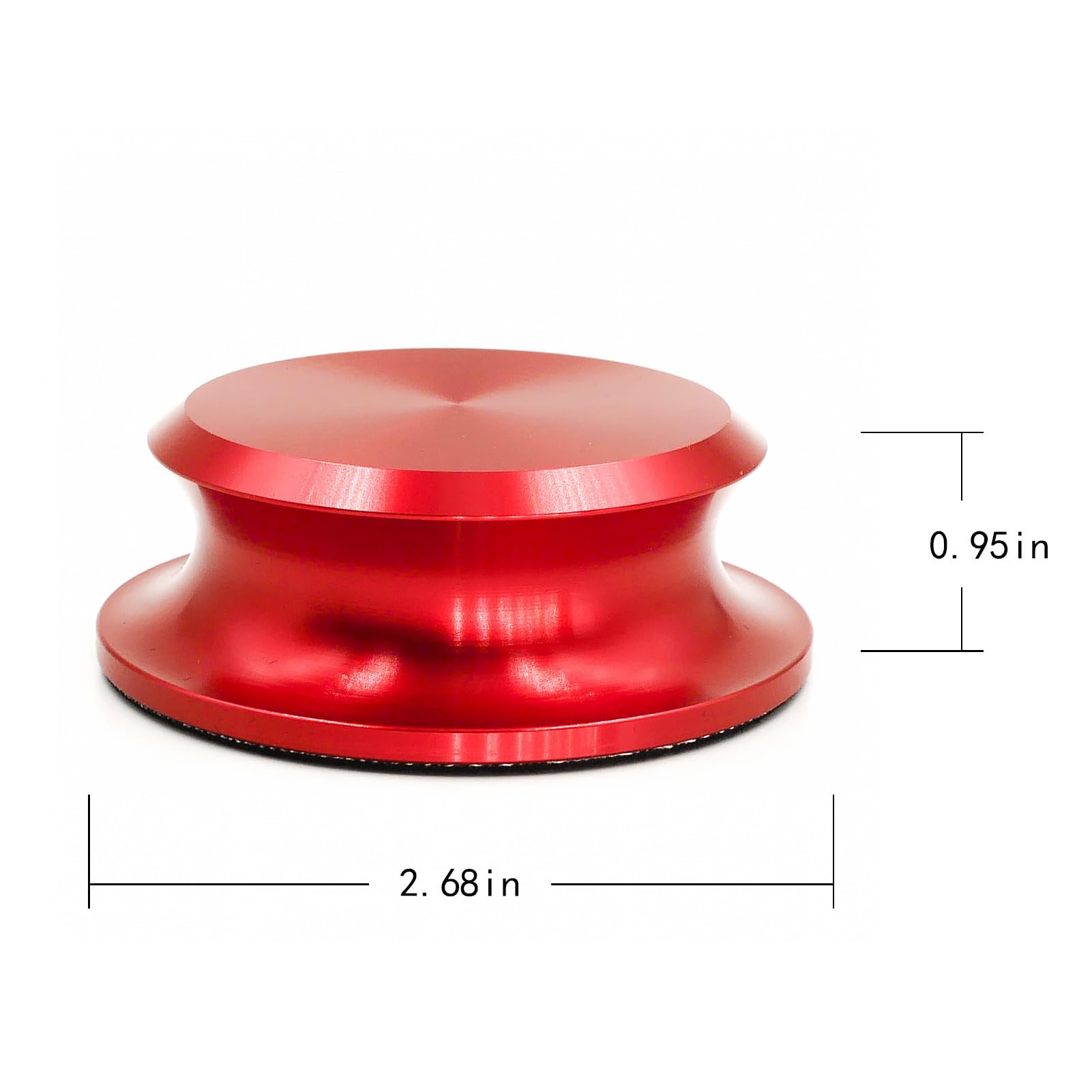 Menesia Record Weight Stabilizer, Turntable And Vinyl Record Weight, Premium Vinyl Stabilizer For Superior Sound (Red)