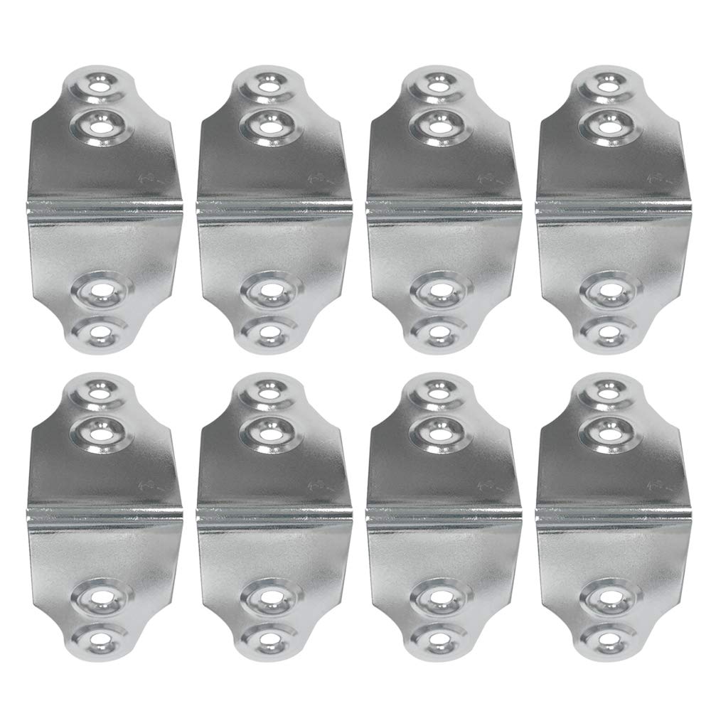 Seismic Audio - SARHW30 - Set of 8 Large 2 Inch Chrome Rack Case Clamp for PA DJ Rack Road ATA Case