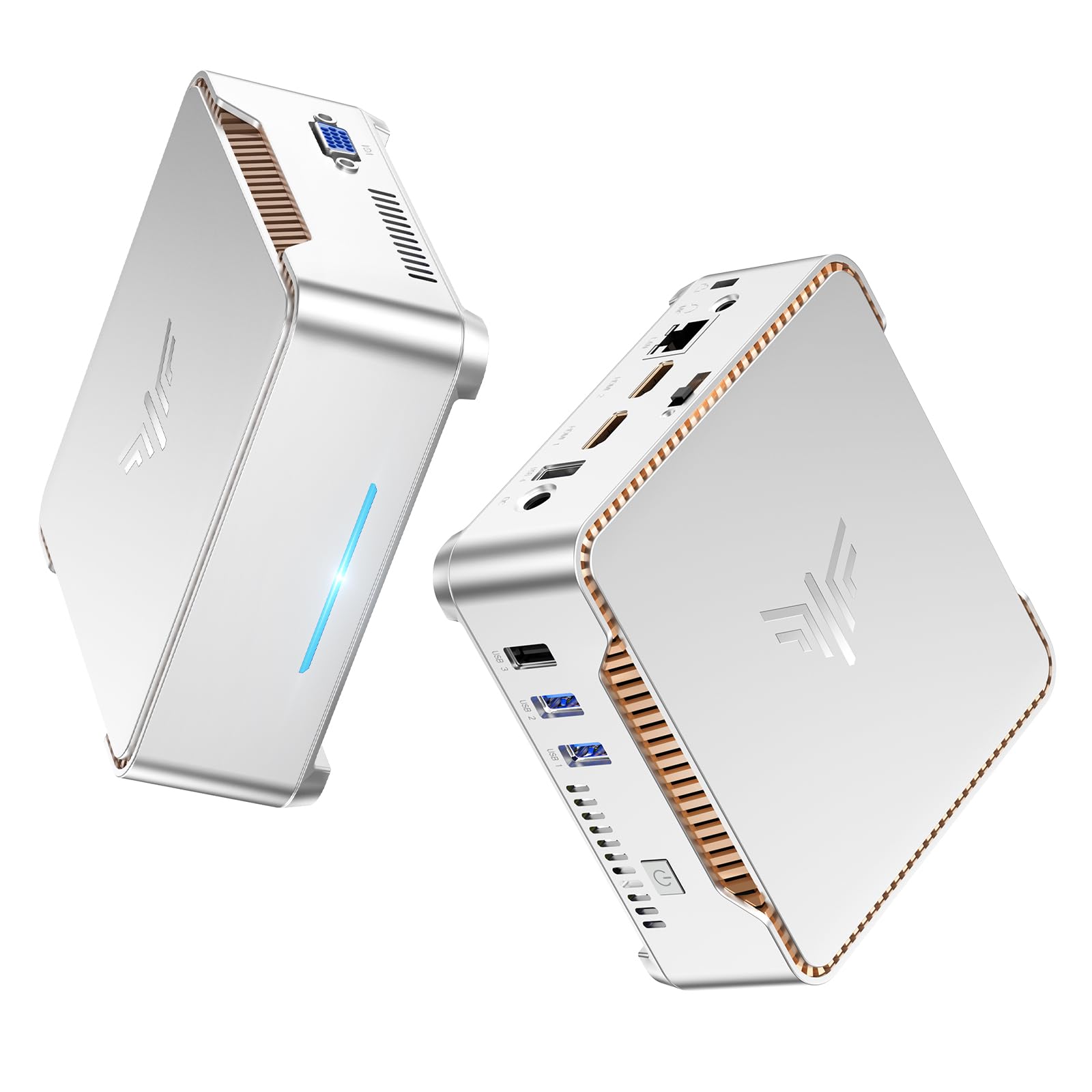 Kamrui Gk3Plus Mini Pc, 12Th Gen Alder Lake  N95(Up To 3.4Ghz), 16Gb Ddr4 Ram 1Tb M.2 Ssd, Mini Computer Support 4K Display/Usb3