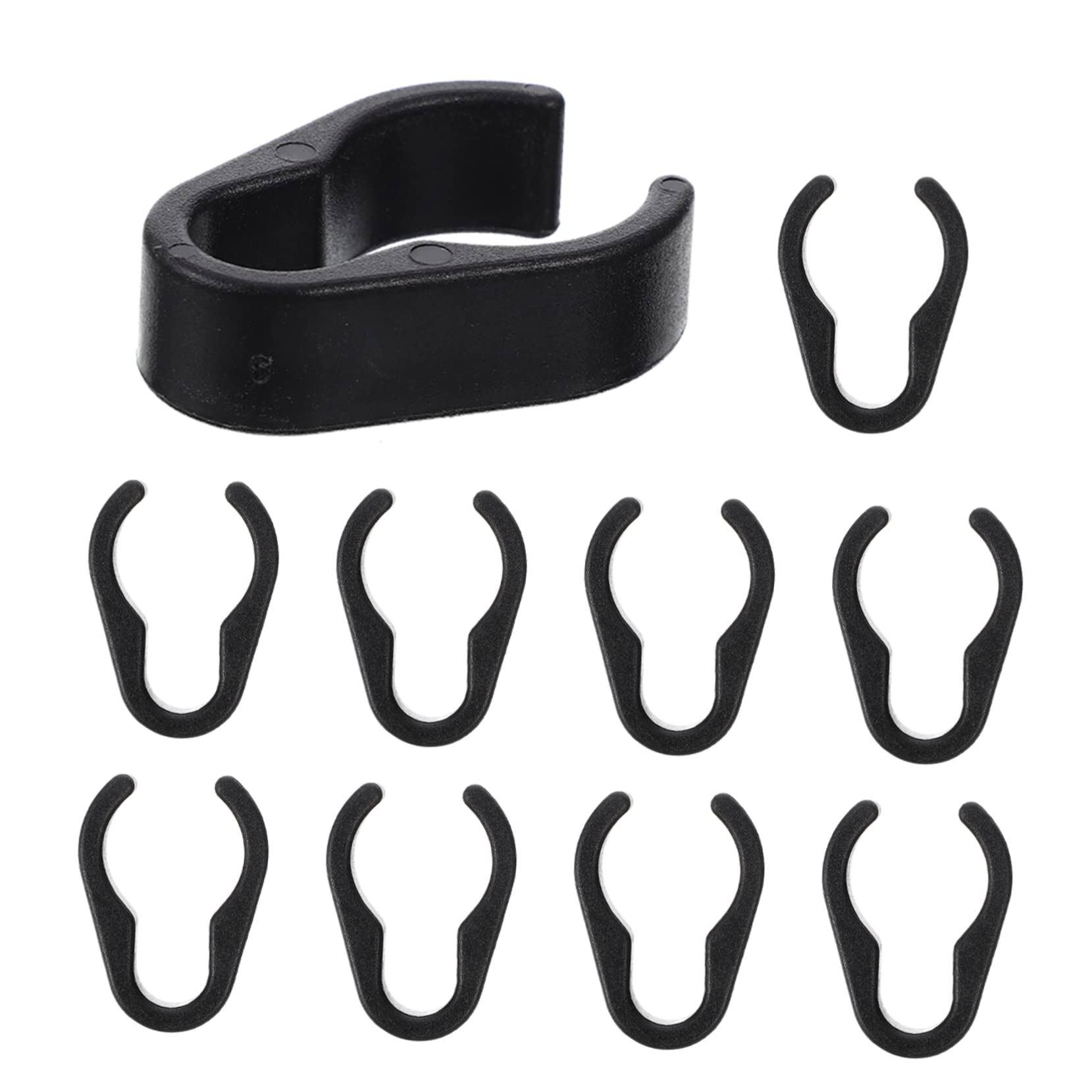 Topperfun 10Pcs Microphone Cable Clip, Microphone Bracket Cable Clip, Plastic Microphone Wire Clips, Microphone Pole Wire Clips