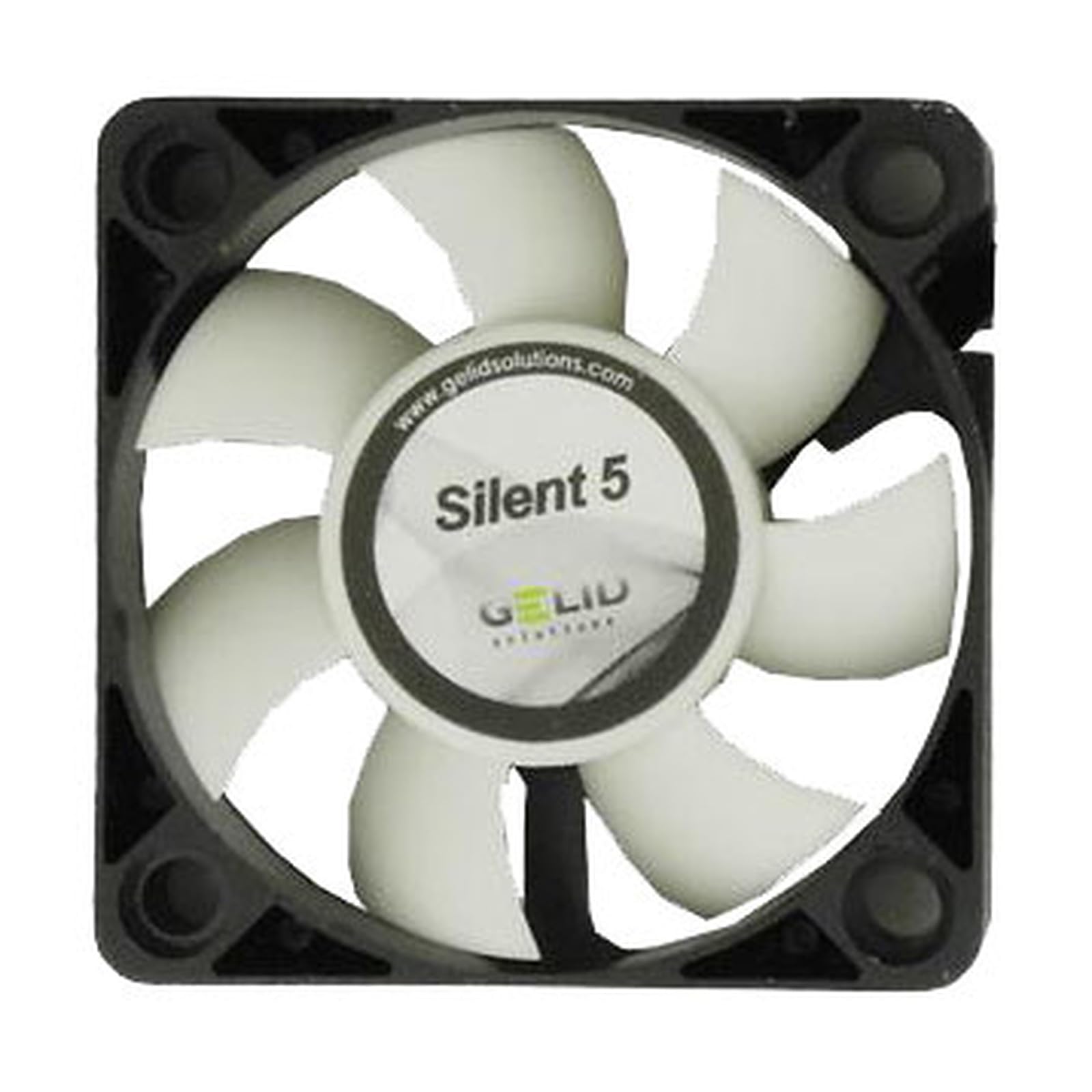 Gelid Solutions Silent 5 - 50mm Computer Fan, 3 Pin Molex, 50x50x15mm, Fan Speed: 4000RPM, Hydro Bearing, FN-SX05-40, Very Quiet