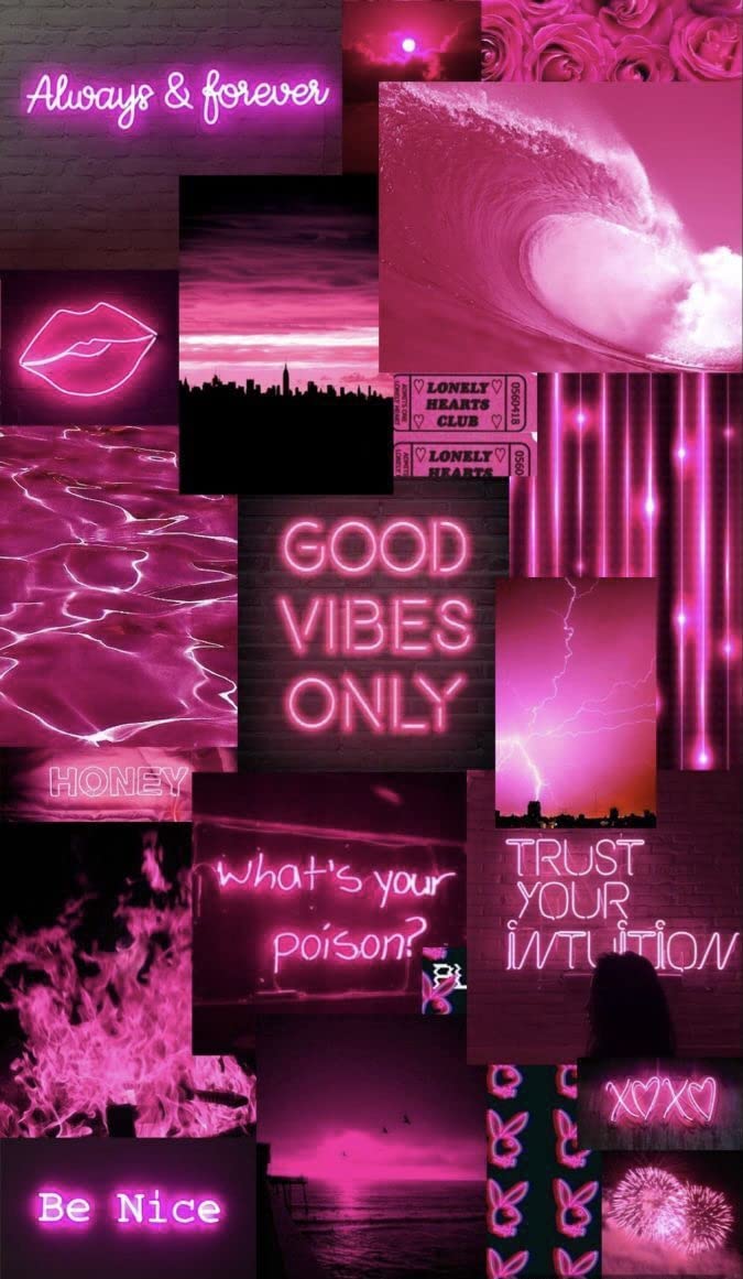 Nycprimetech Iphone 13 Pro Case/Slim & Soft Transparent Neon Pink Cover With Bumper Edge For Iphone 13 Pro/Cute Flexible & Styli