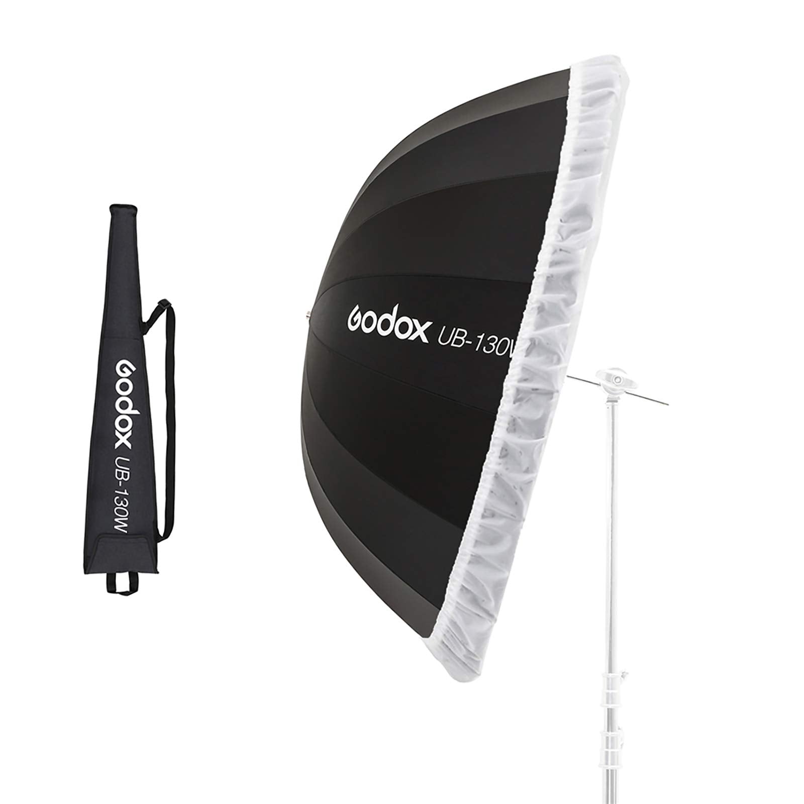 Godox Ub 130W Parabolic Inner White Reflec Soft Umbrella Studio Light Umbrella With Diffuser Cover Cloth (Ub 130W)