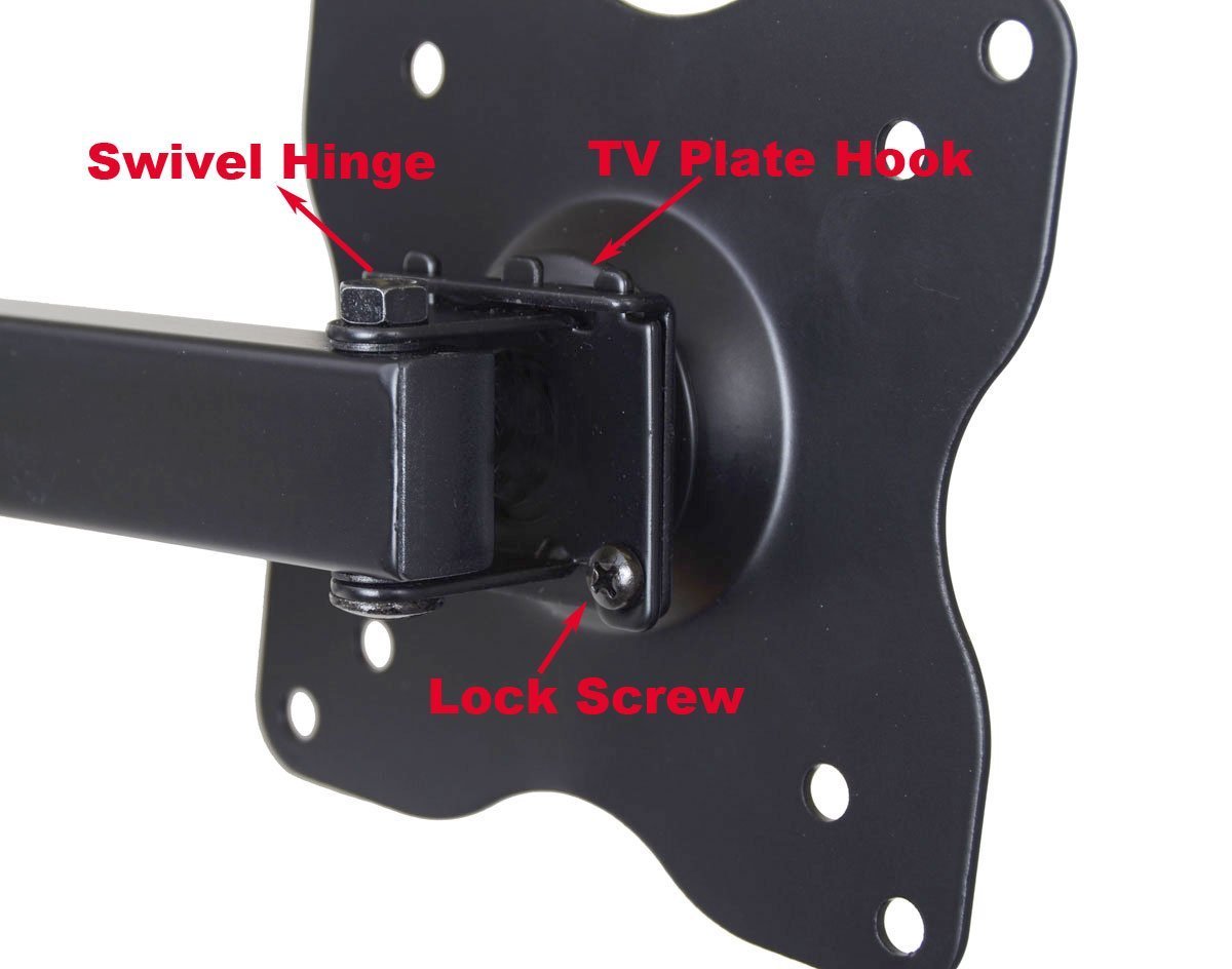 Videosecu Tilt Swivel Lcd Led Ultra Hd Tv Wall Mount Bracket For Vizio 39 D39Hn-E0 32 D32Hn-E0 D32F-E1 E32-D1 D32Hnx-E1 D32Hn-E1