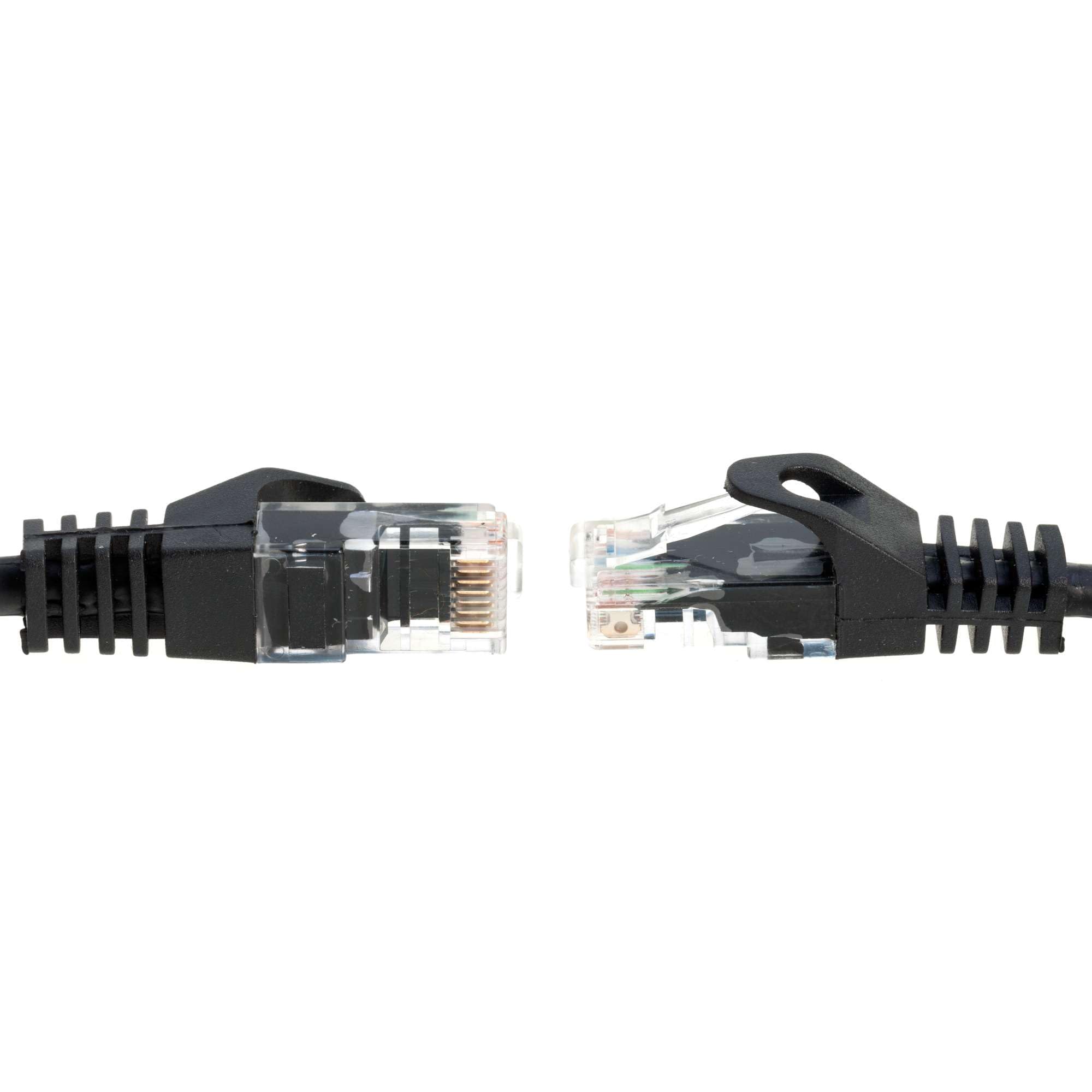 Cables Direct Online Snagless Cat5E Ethernet Network Patch Cable Black 50 Feet