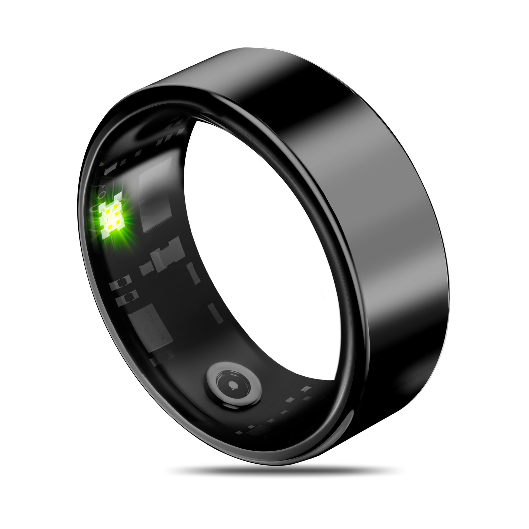 Milavan Smart Health Ring for Women Men Fitness Tracker with Heart Rate, Blood Oxygen, Blood Pressure, Sleep Monitoring, Graphit