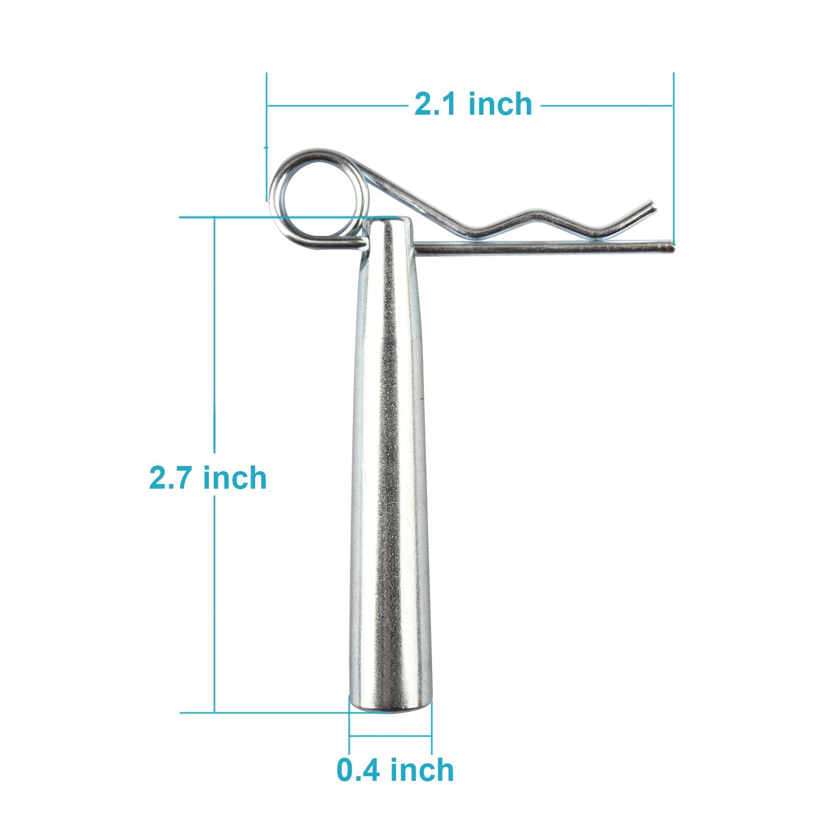 Ottff 30 Sets Aluminum Conical Coupler Pins With R Clip Stage Lights Truss Accessories Lighting Trusses Replace Parts   Length 2